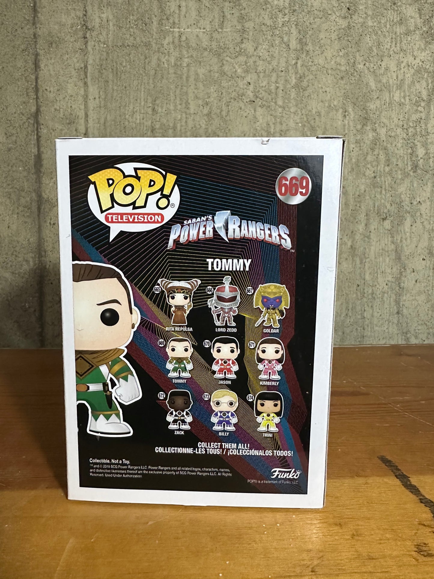 Funko Pop MMPR Tommy Green Ranger