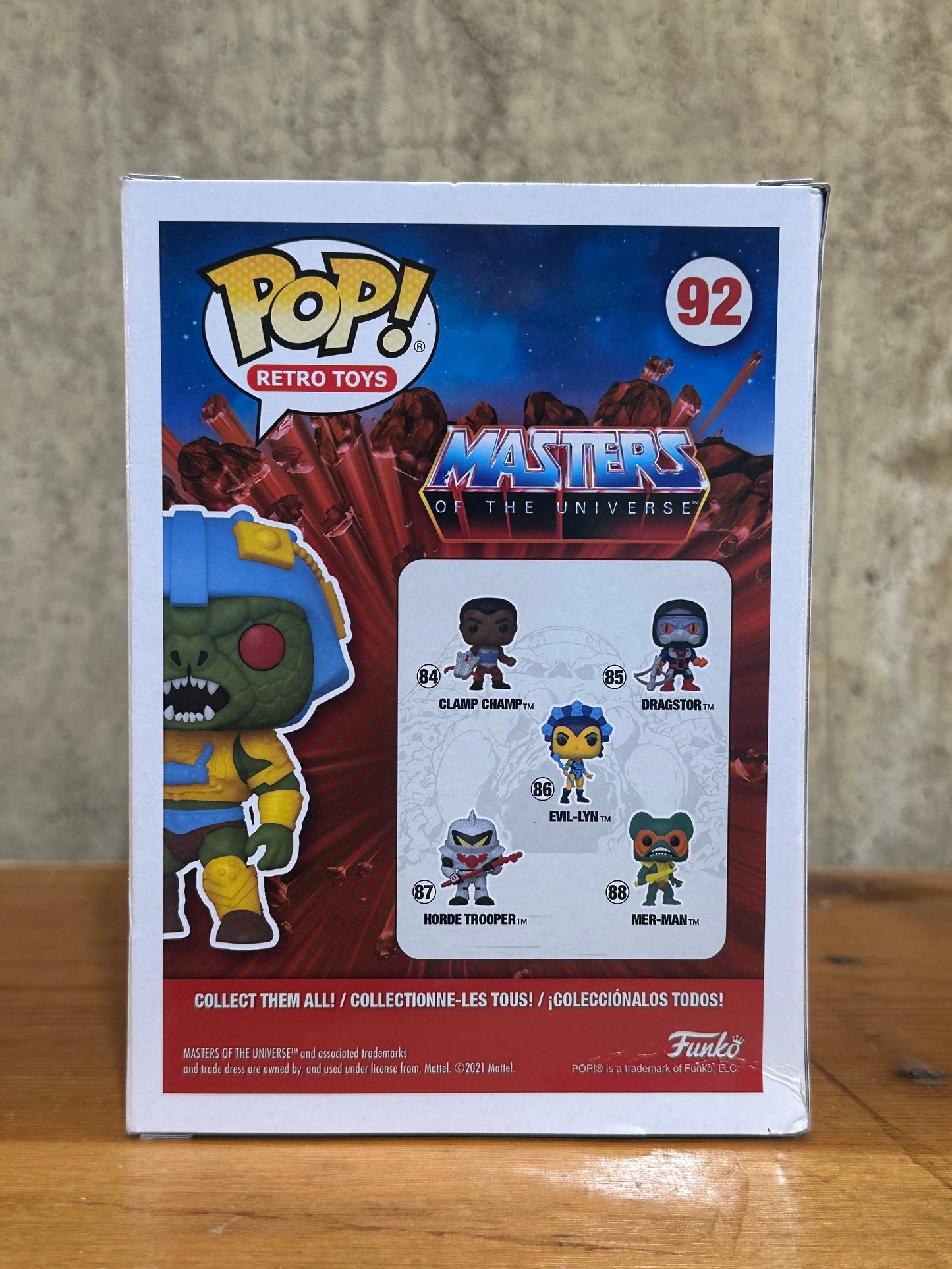 Snake Man-At-Arms MOTU Funko Pop 92 Specialty Series