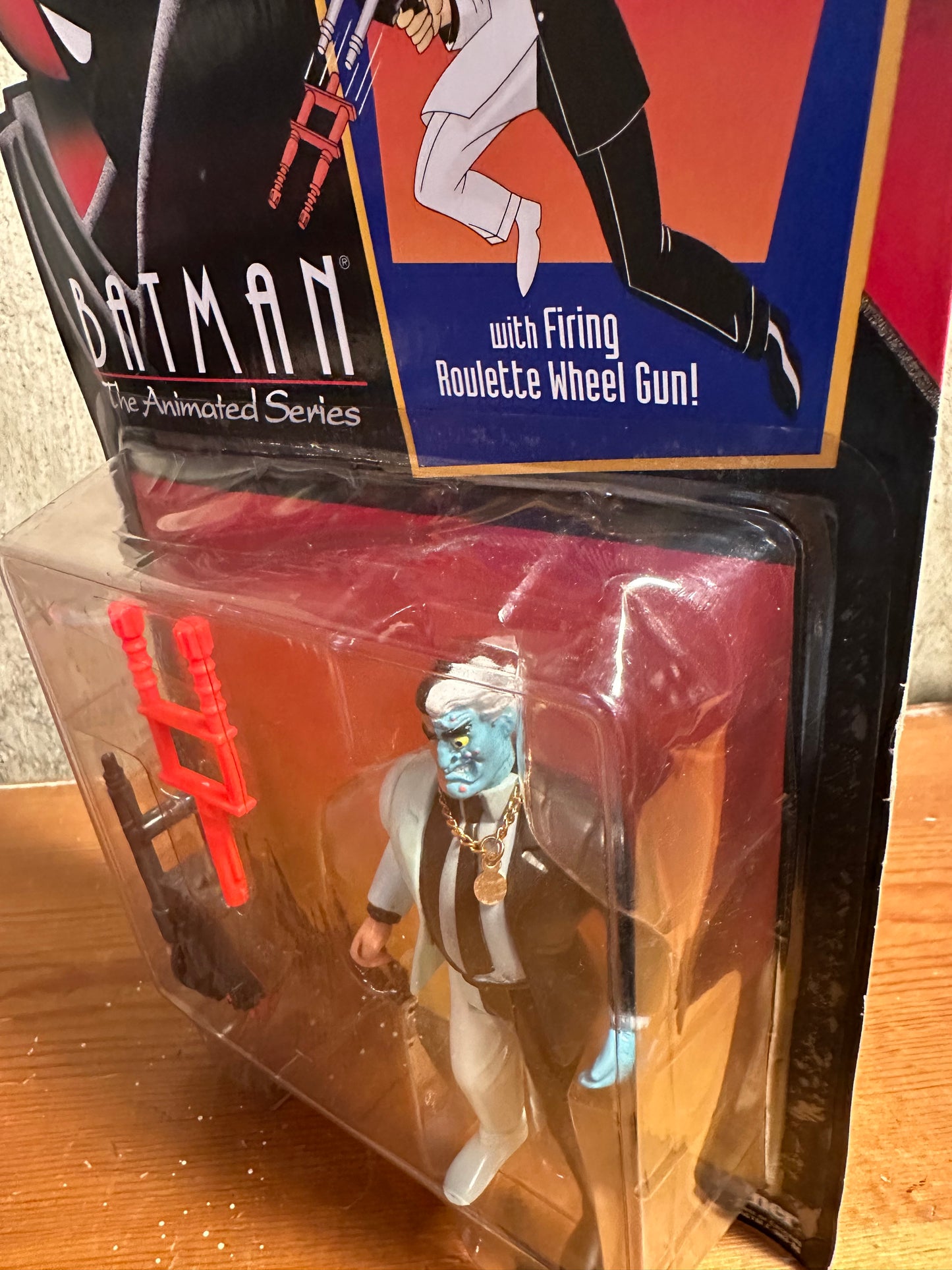 Two-Face Batman Animated Series BTAS DC Comics Kenner Action Figure MOC 1992