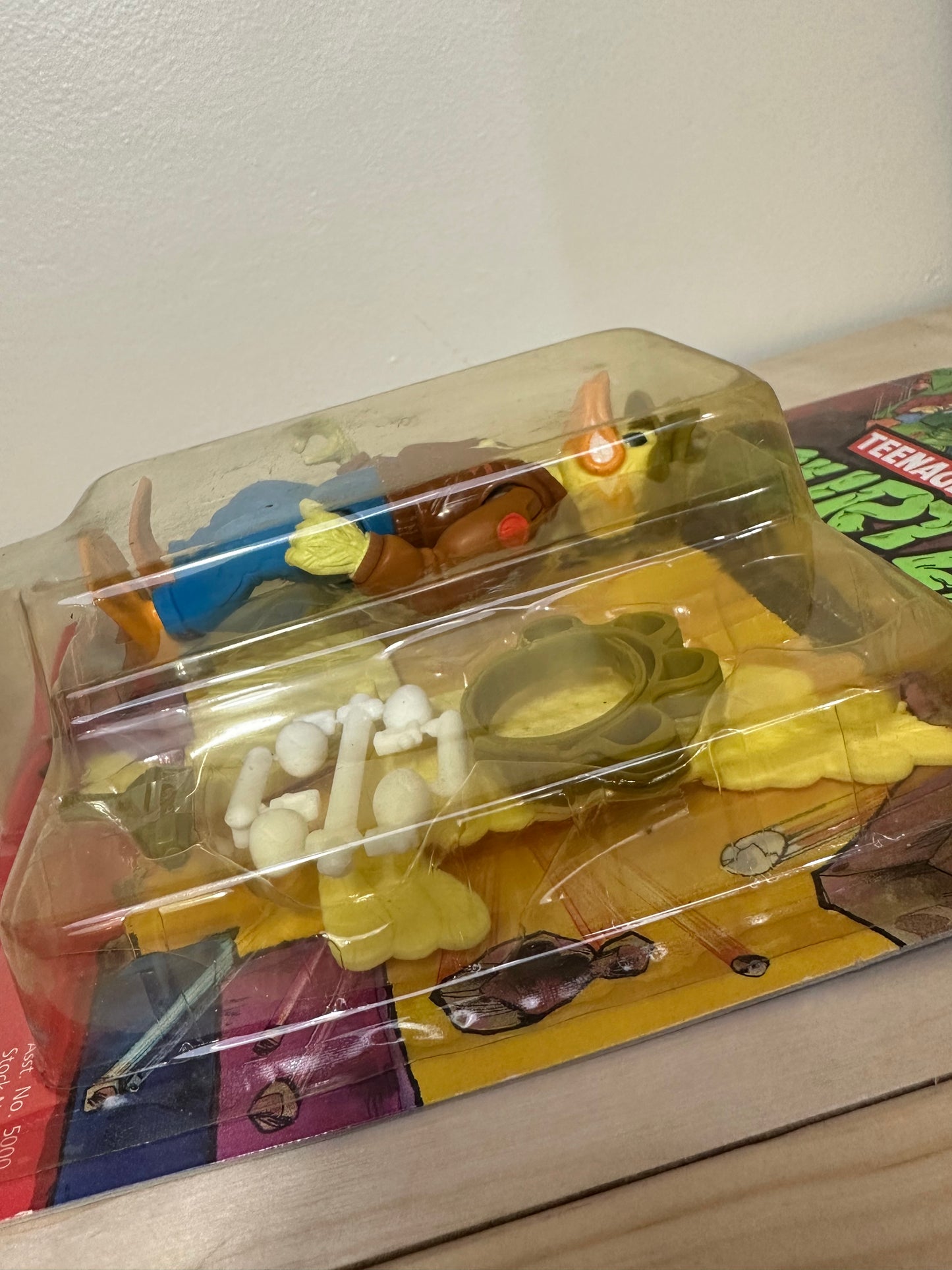 1989 TMNT MOC Ace Duck Hat On Ninja Turtles Vintage Action Figure Toy