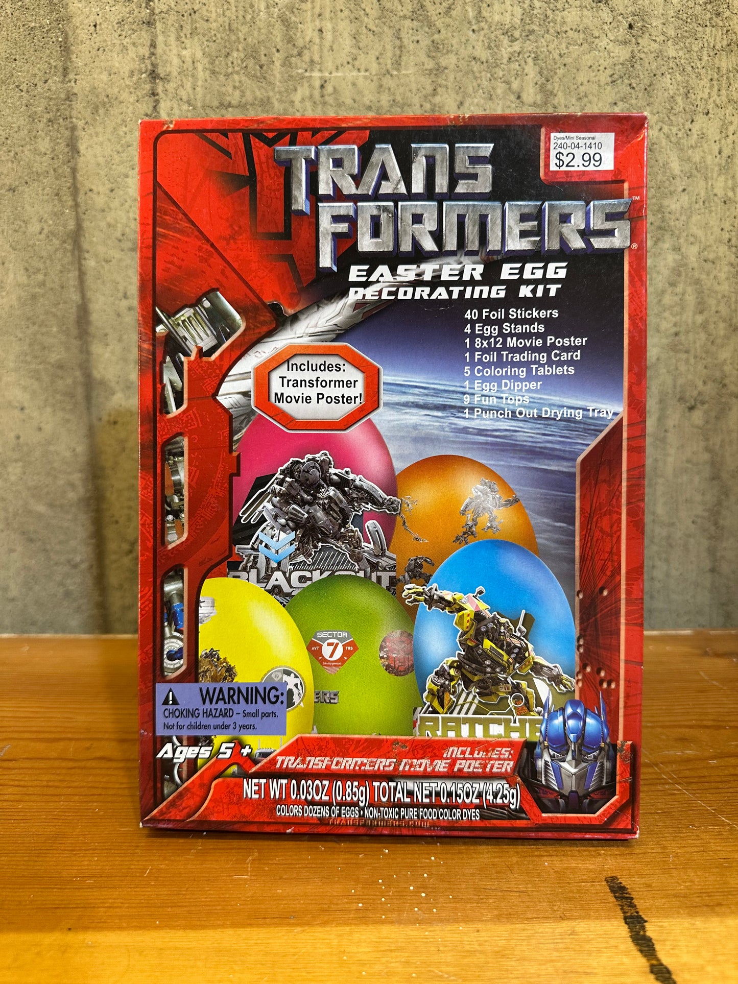 Transformers Movie Easter Egg Decorating Kit