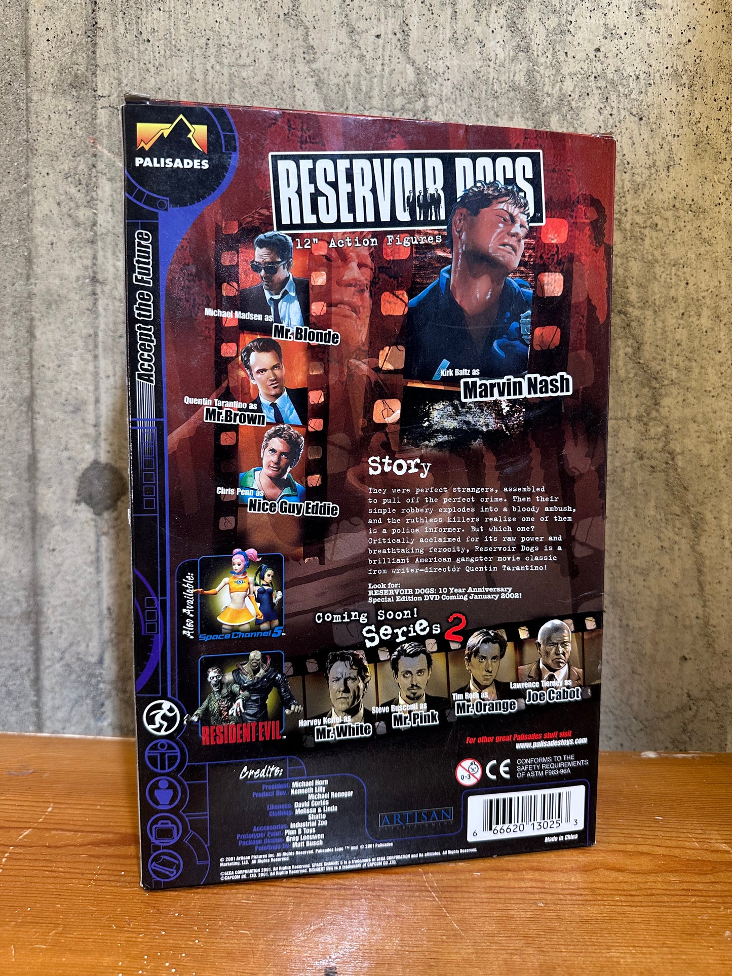 Marvin Nash Reservoir Dogs 12" Action Figure Series One Palisades 2001 Unused Open Box