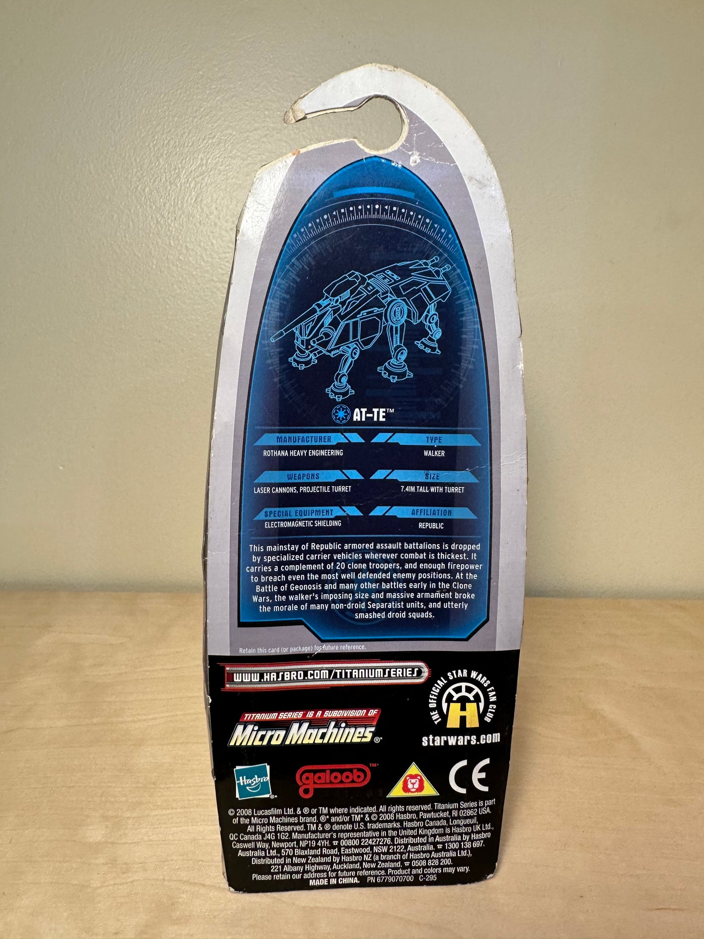 Star Wars Titanium Collection AT-TE Sealed in box