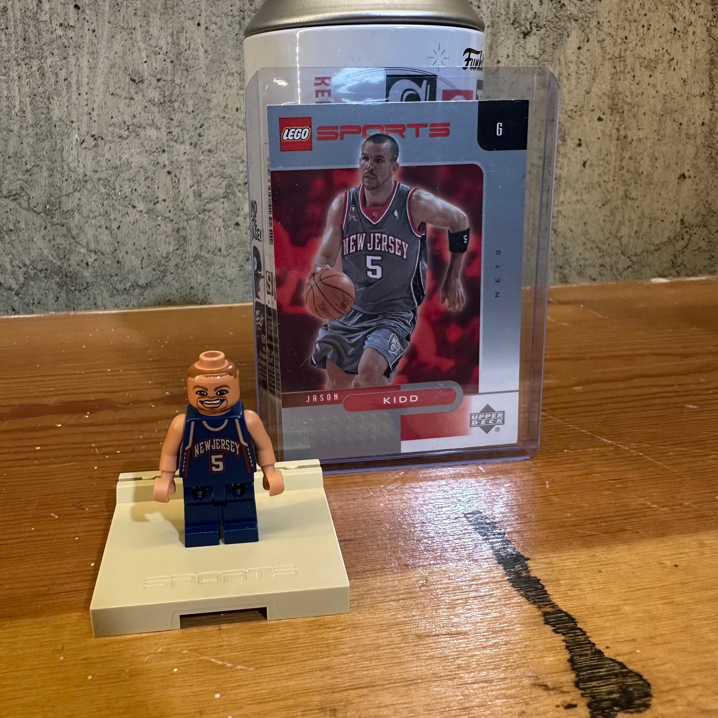 Jason Kidd Lego Mini-Figure with Card 3563 Lego Sports