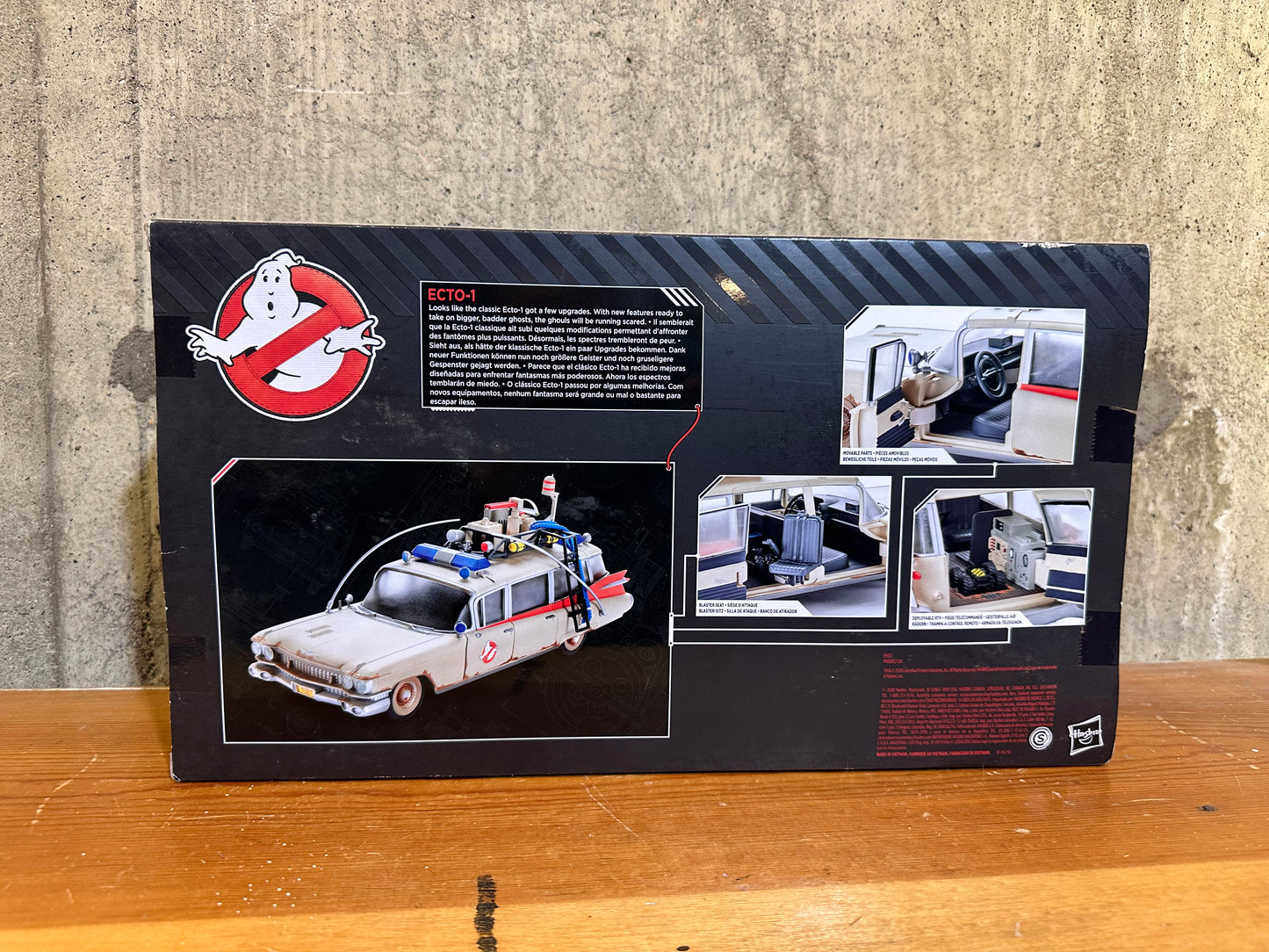 Hasbro Ghostbusters ECTO 1 Vehicle GHB Plasma Series 1:18 Scale Target Exc E9557