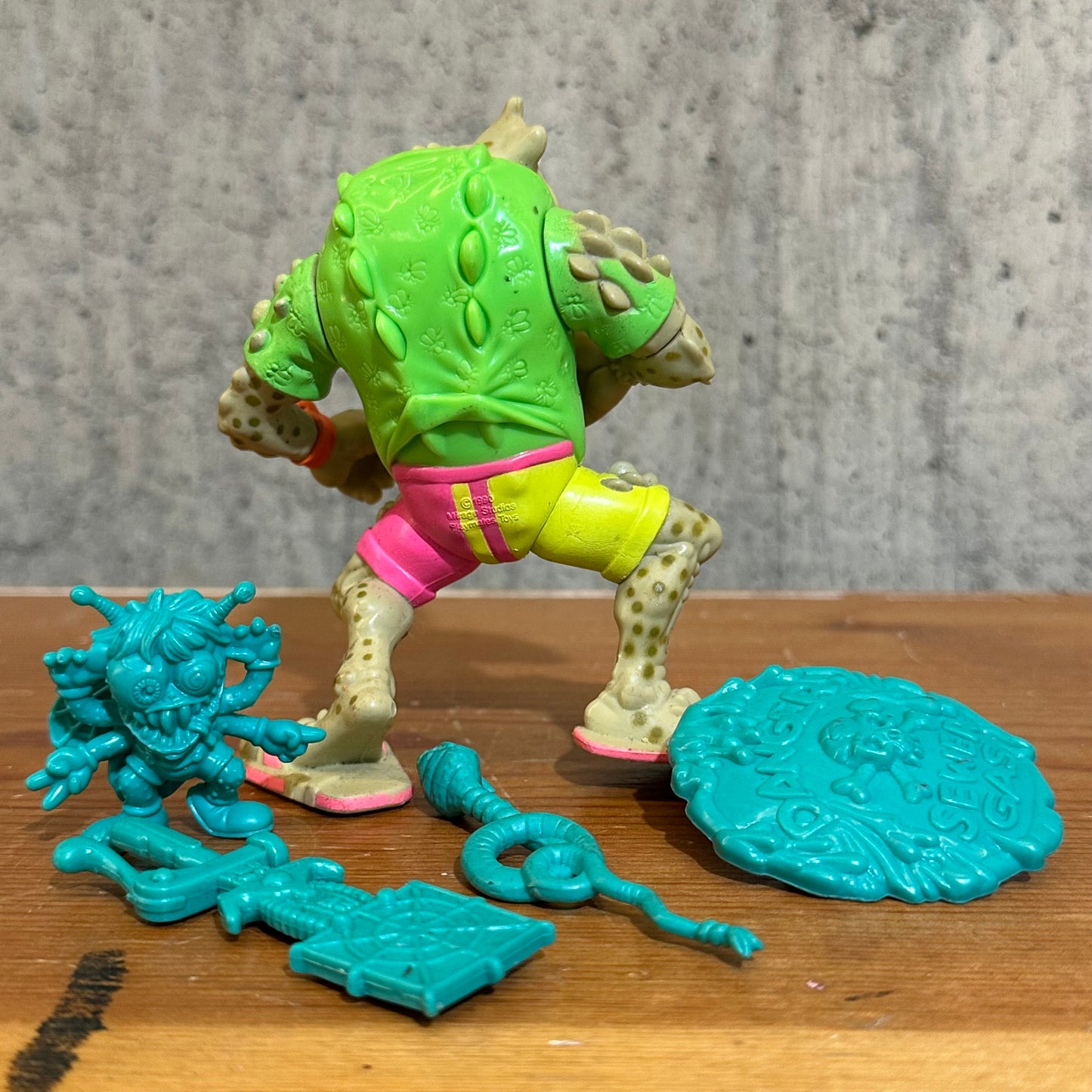 Napoleon Bonafrog Complete Vintage TMNT 1989 Ninja Turtles Action Figure