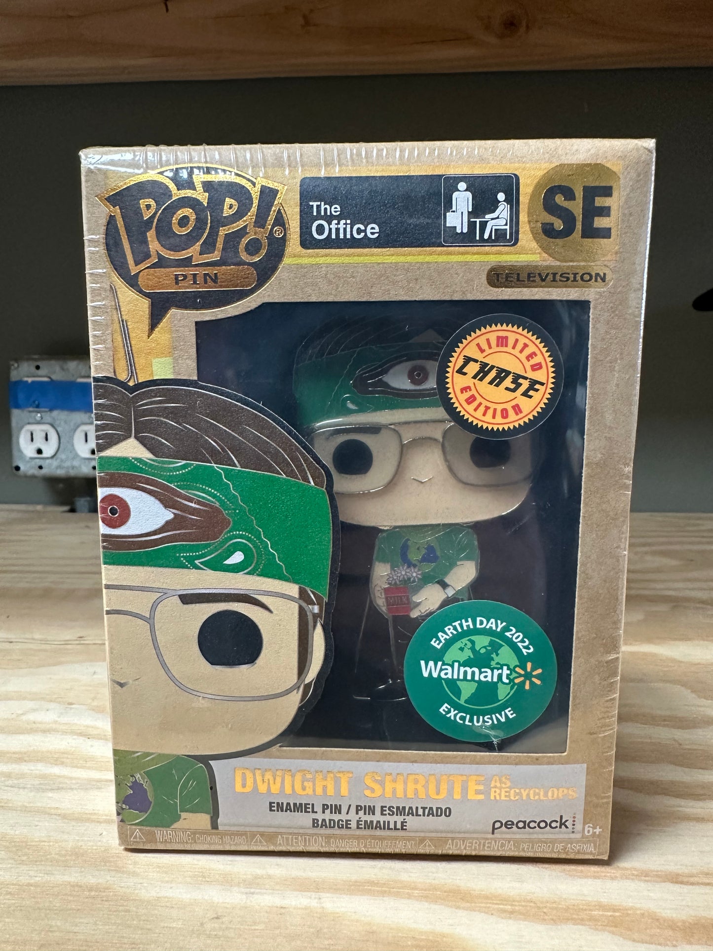 Dwight Shrute Funko Pop Pin sealed the office Enamel