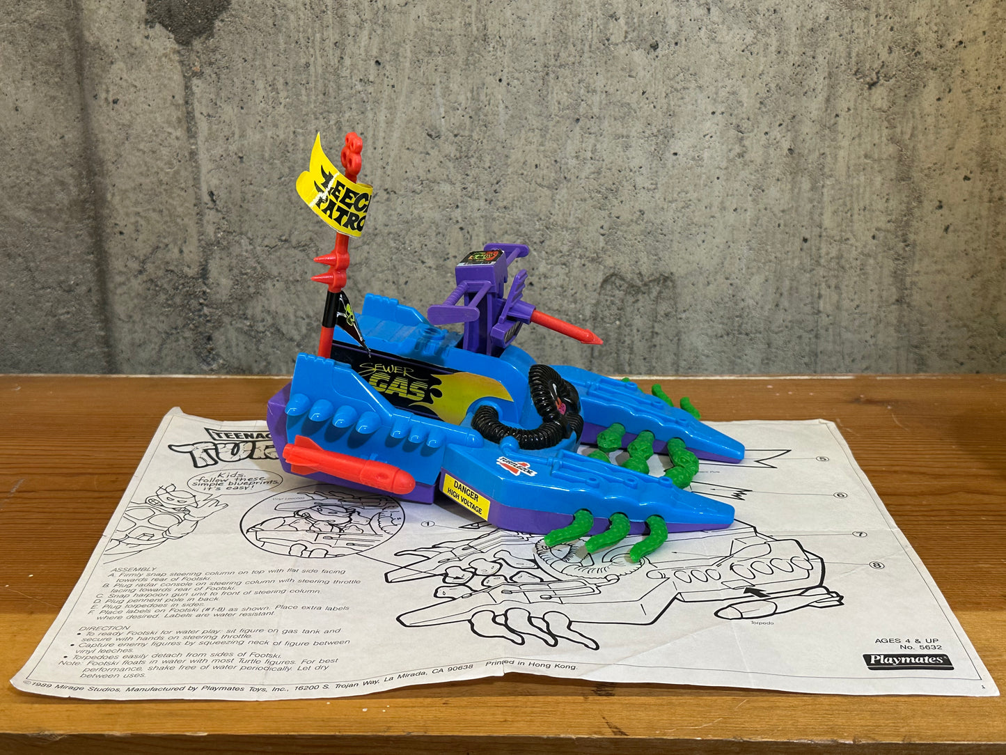 Footski TMNT Complete Ninja Turtles Villain Vehicle