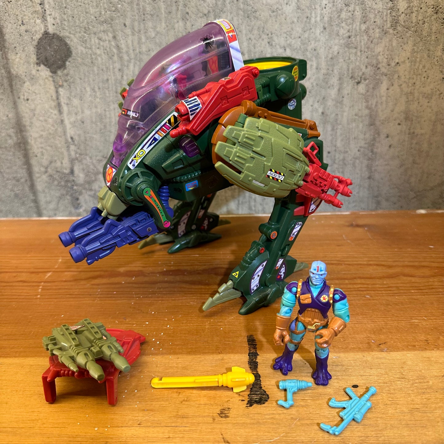 Exo Squad Marsala Rapid Assault Light Attack E-Frame 1994 Near Complete