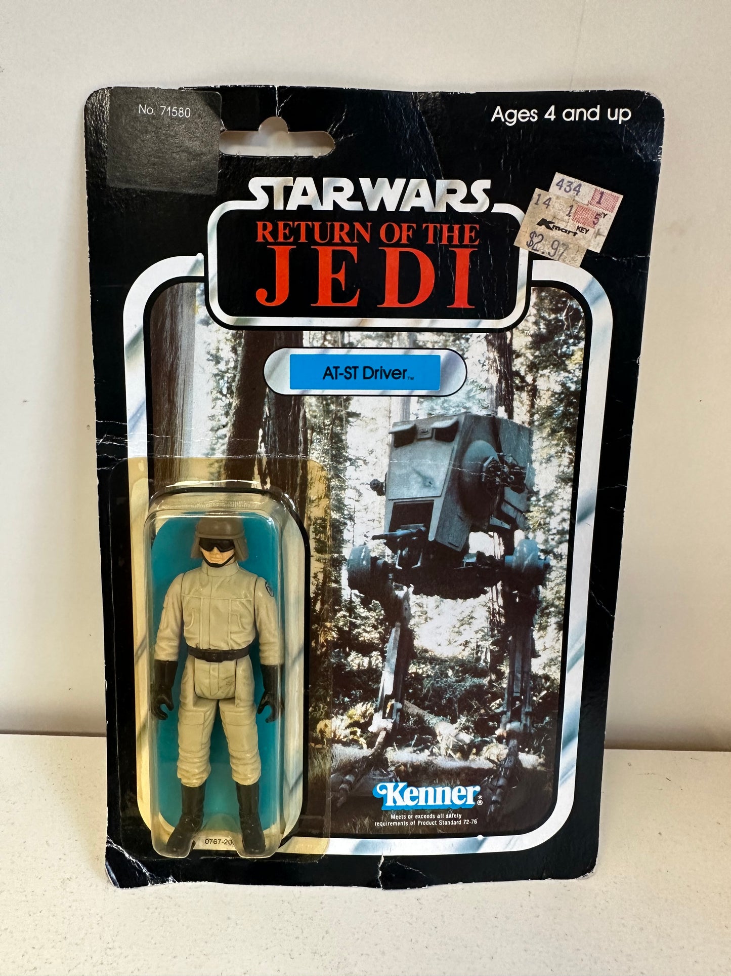 1983 Star Wars At-st Driver MOC 77-Back ROTJ Sealed Action Figure