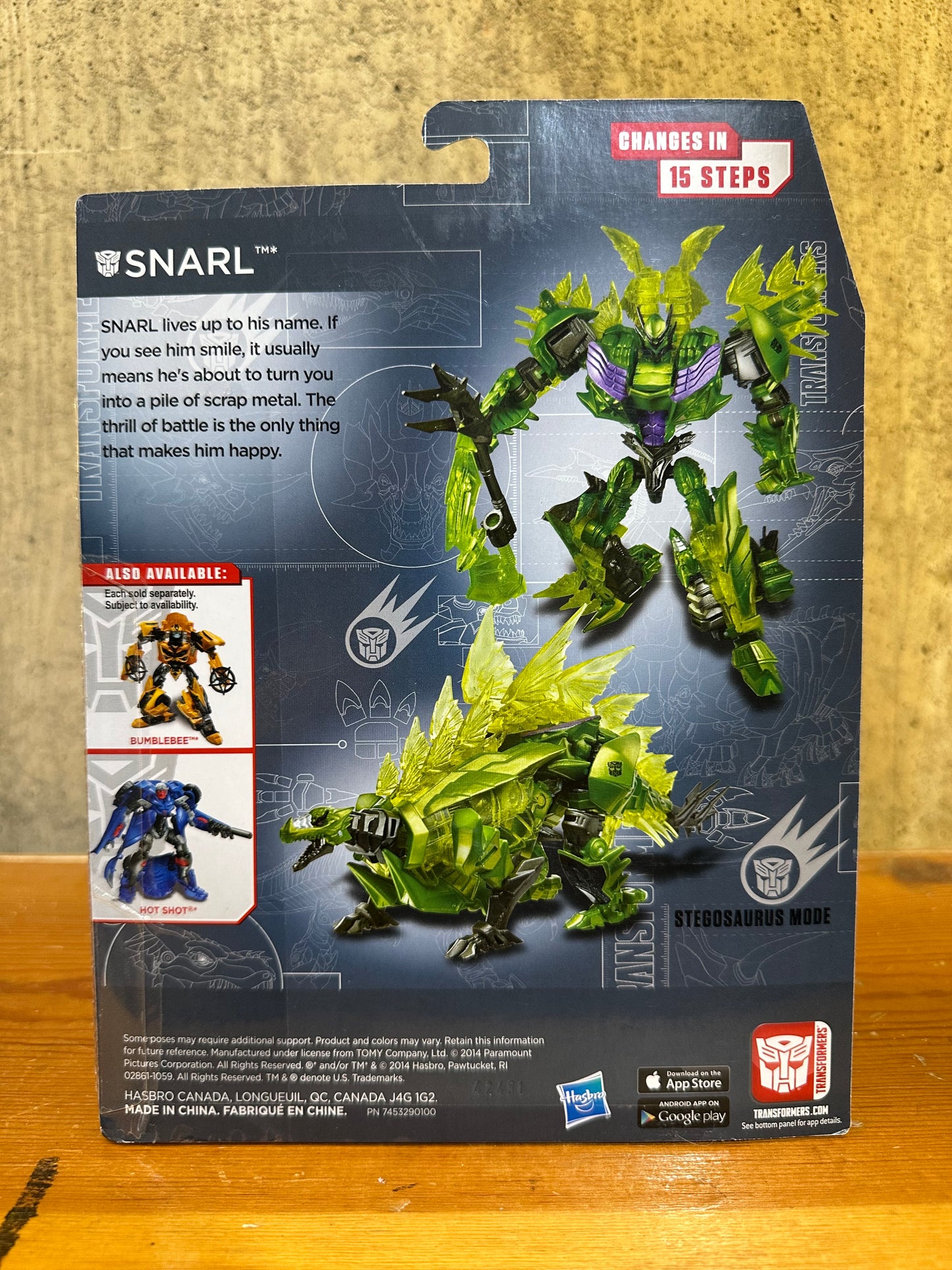 Transformers Age of Extinction AOE Deluxe Class DINOBOT SNARL MOC NEW