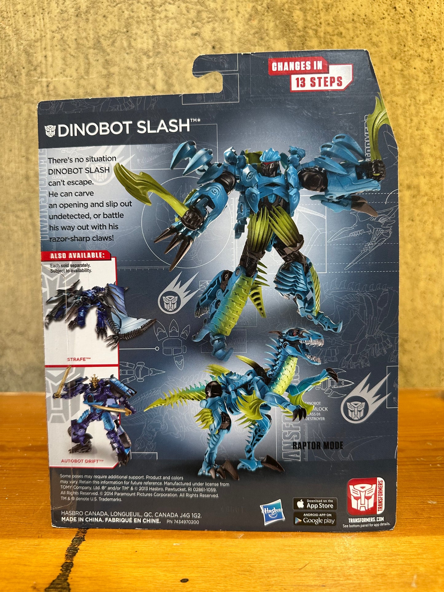 Transformers Generations Age of Extinction Dinobot Slash Deluxe MOSC Sealed AOE