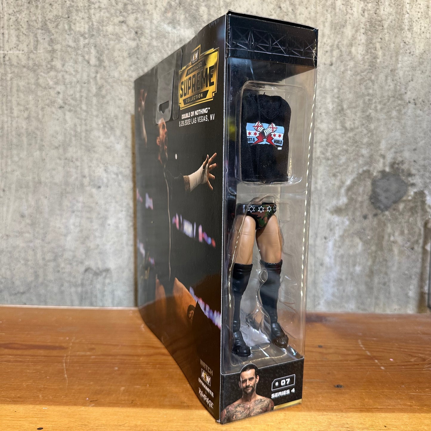 CM Punk AEW Unrivaled Supreme Collection Action Figure Jazwares WWE WWF