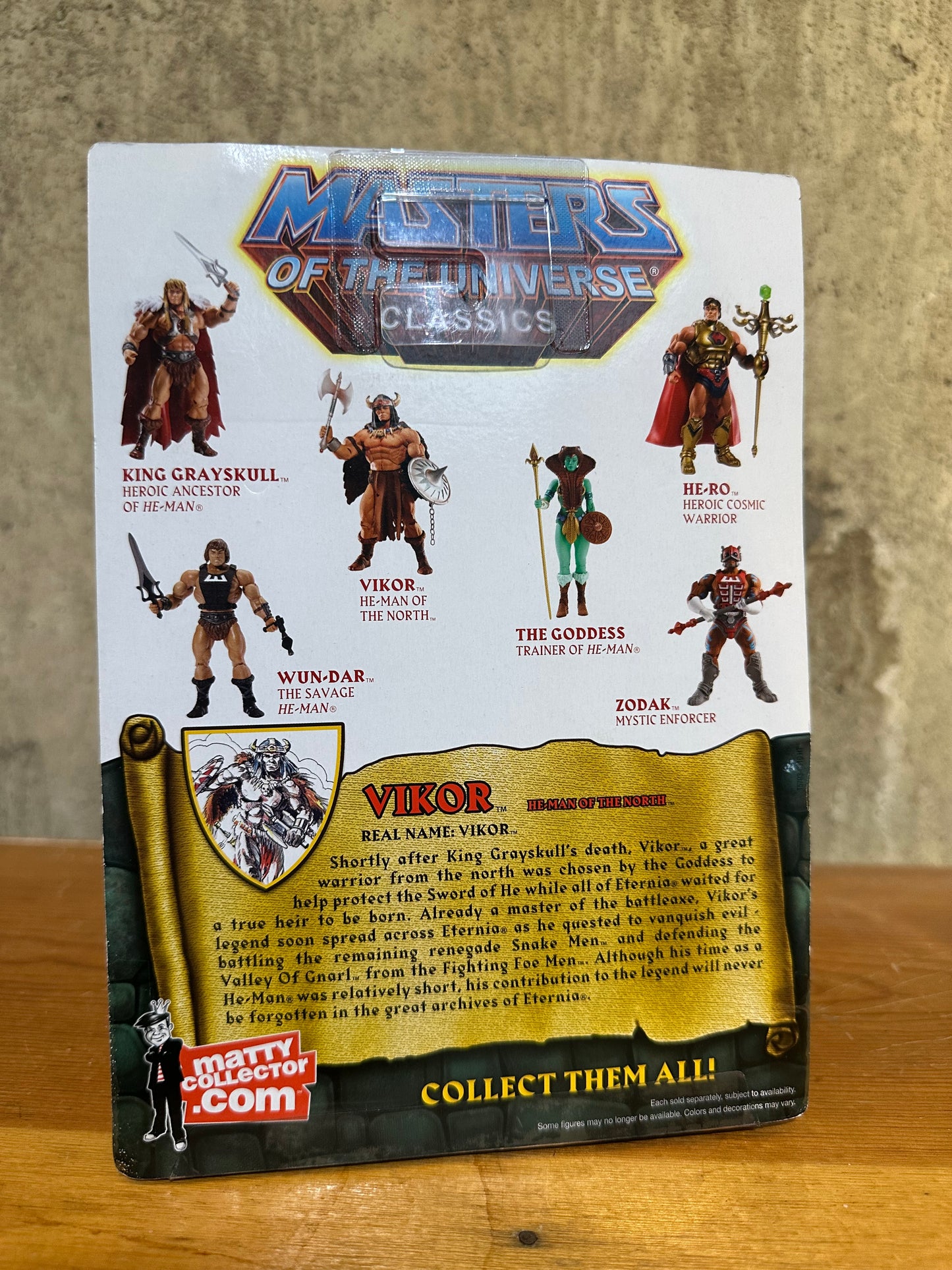 Vikor Mattel MOTUC Sealed Master’s of the Universe Action Figure Toy MOTU Greyskull