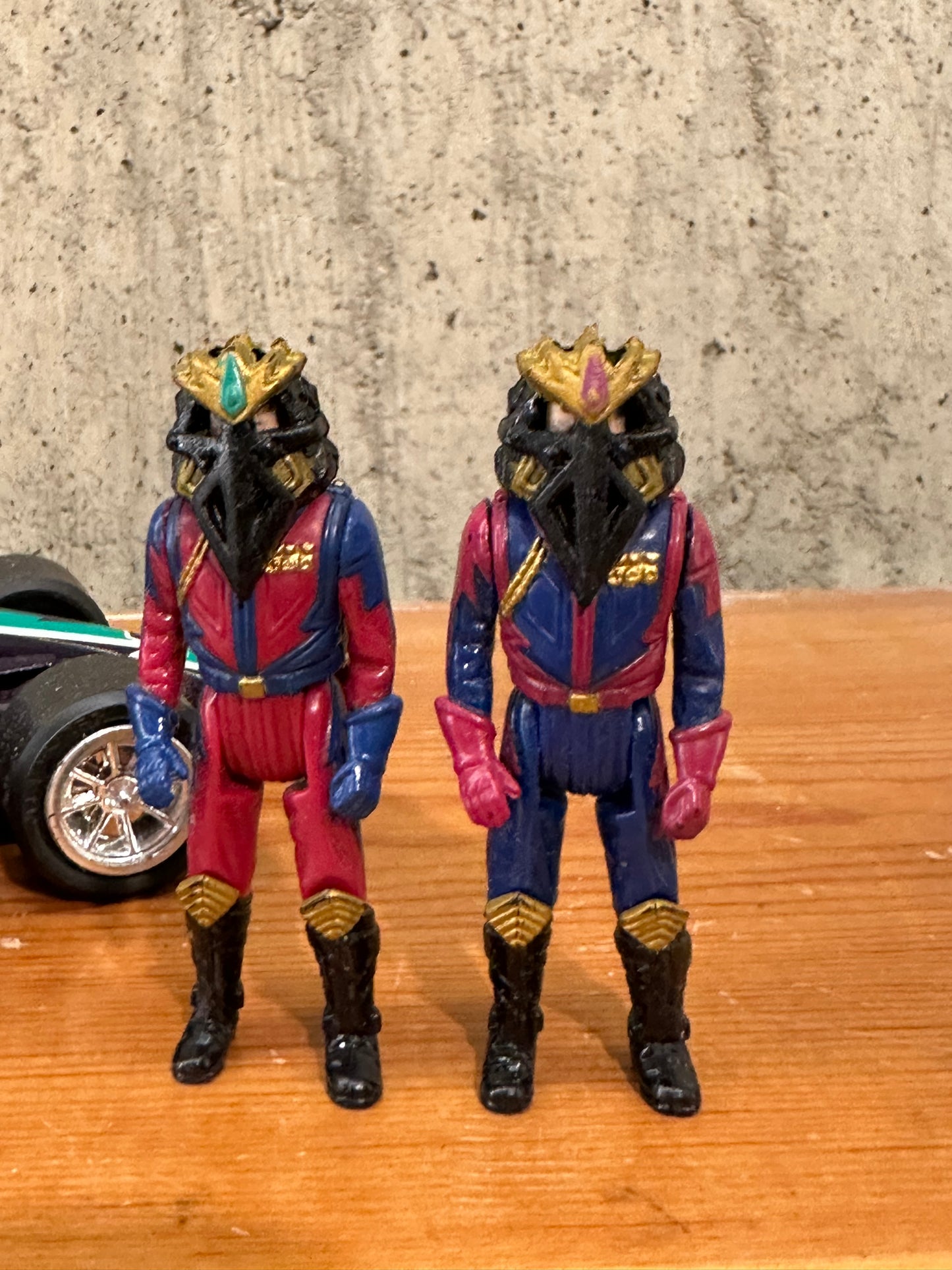 Buzzard M.A.S.K. Complete Formula Race Car Miles Mayhem and Maximus Mayhem 1987