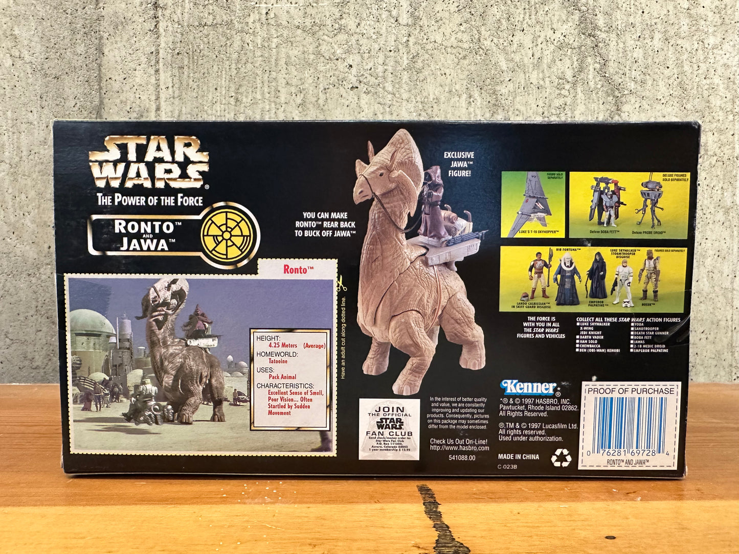Ronto and Jawa Star Wars POTf2 Kenner Action Figure Creature Sealed Box 3.75” Scale