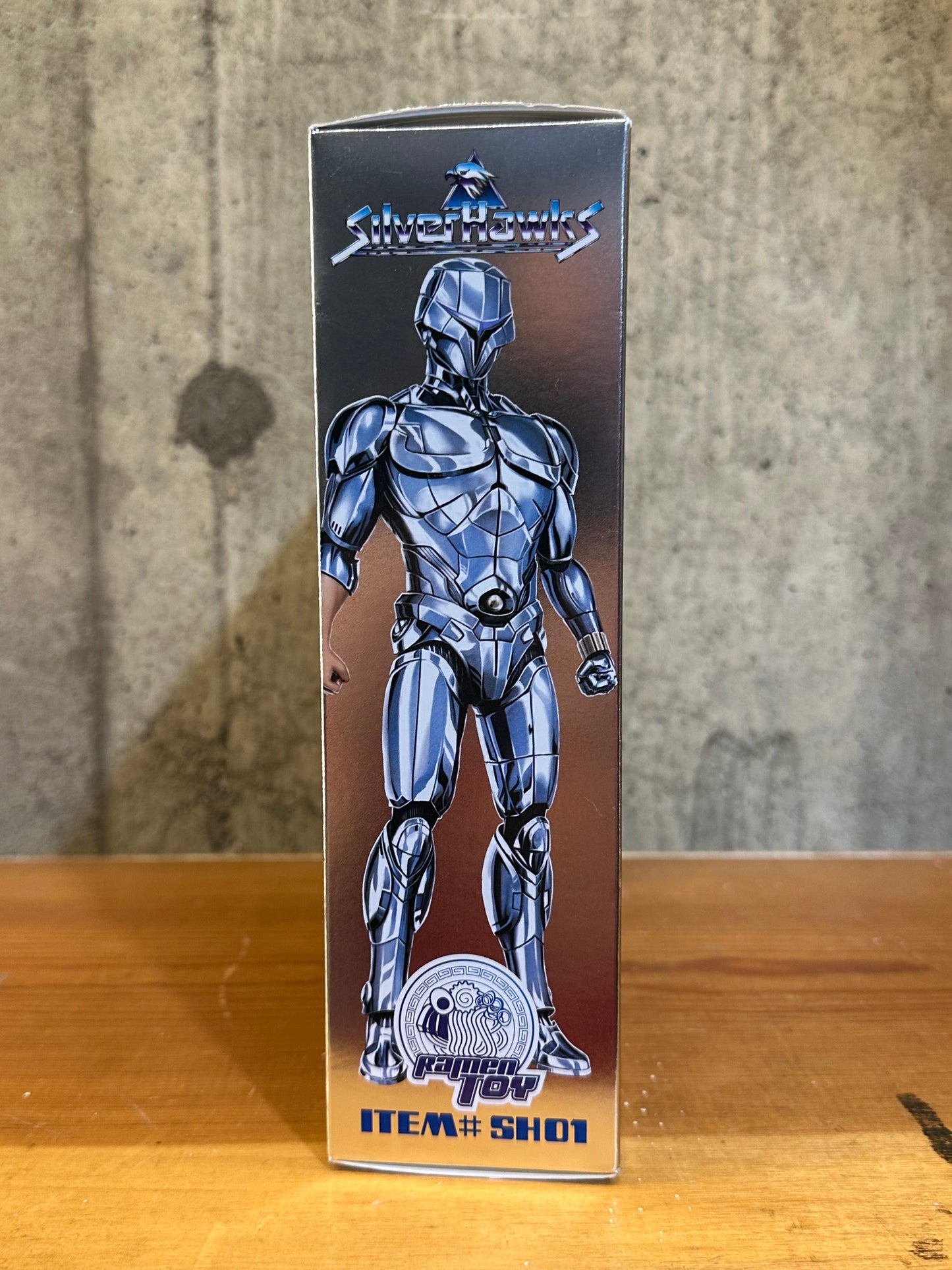 Quicksilver with Tally-Hawk SILVERHAWKS Ramen Toy Complete in Open Box