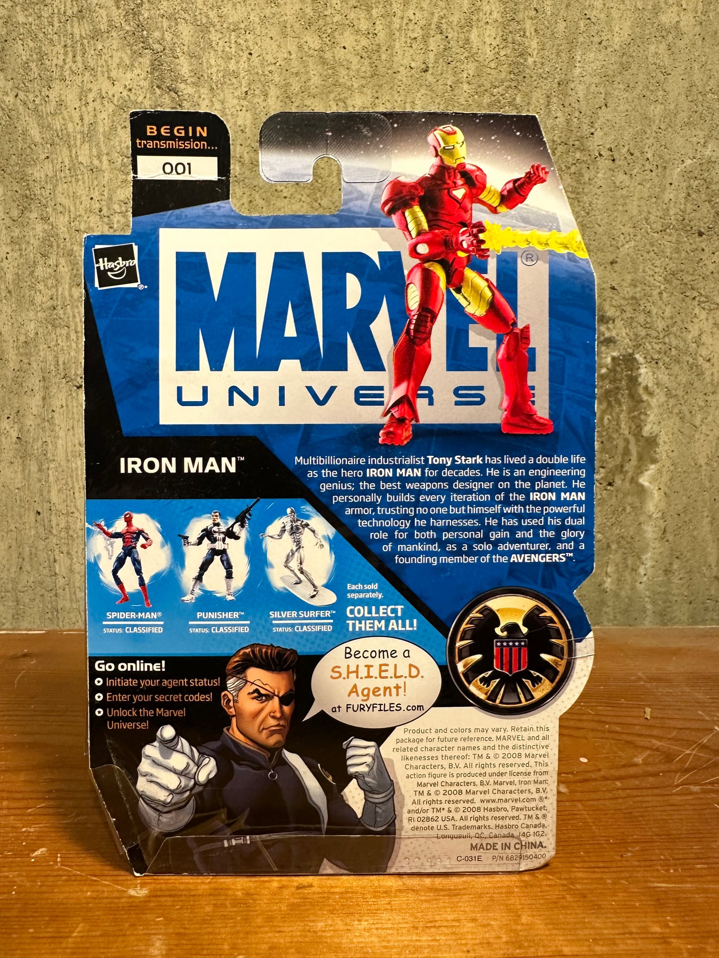 Iron Man Marvel Universe 3.75” Action Figure Toy MOC