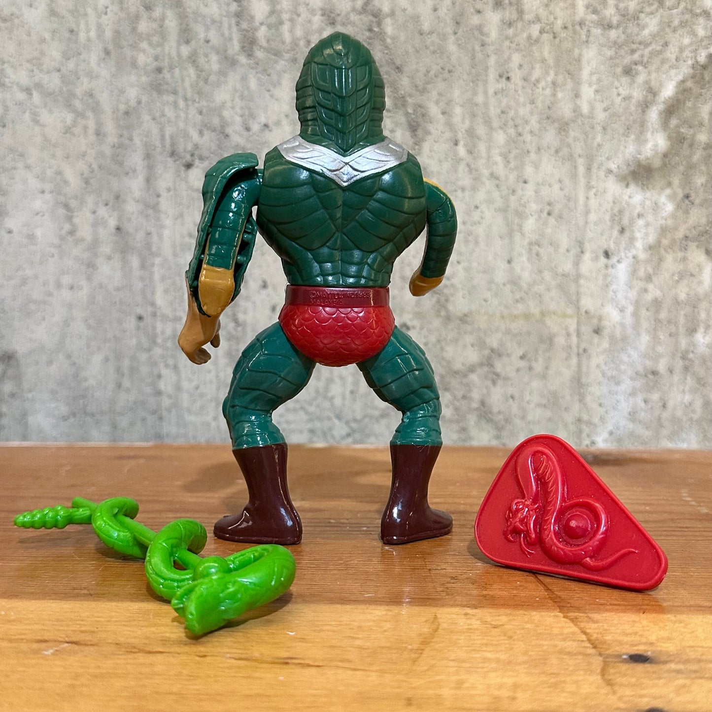 King Hiss incomplete MOTU Snakeman Action Figure Toy He-Man