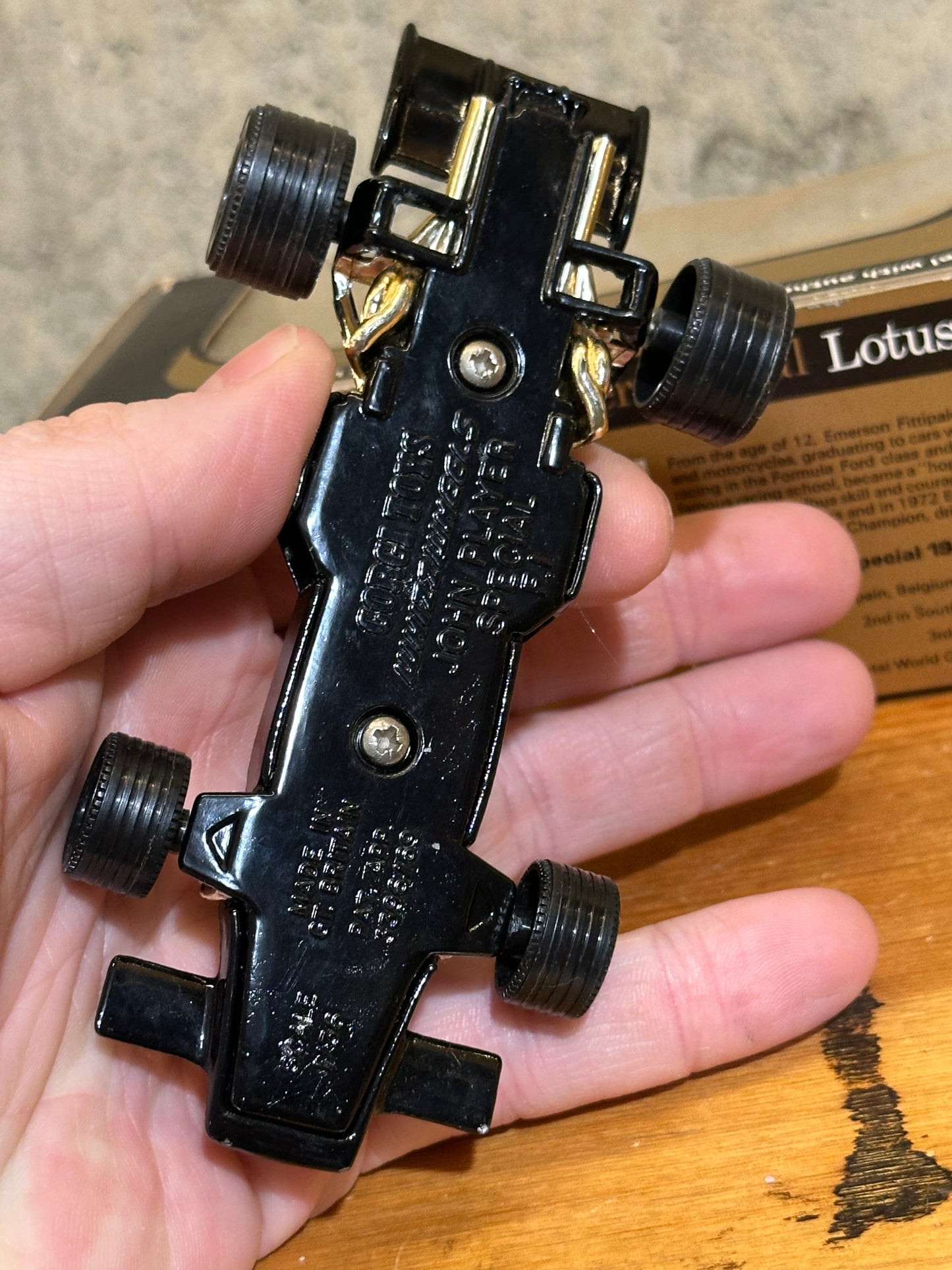 John Player Special Corgi Lotus 1/36 Scale Open with Box