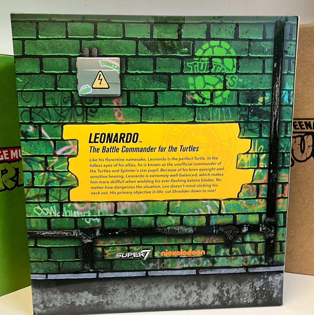 Signed Super 7 TMNT Leonardo