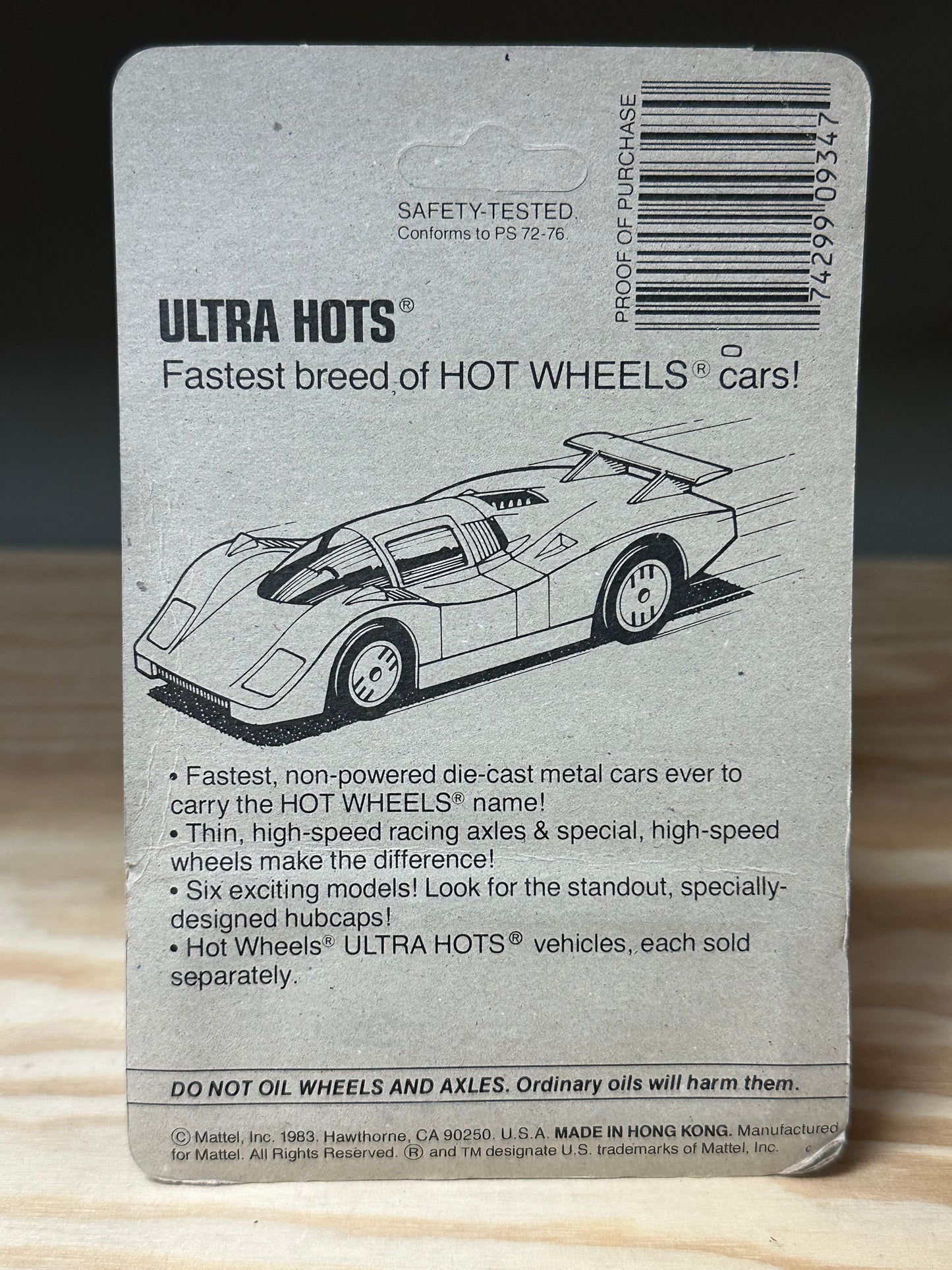 1983 Hot Wheels Ultra Hots Sol-Aire CX4
