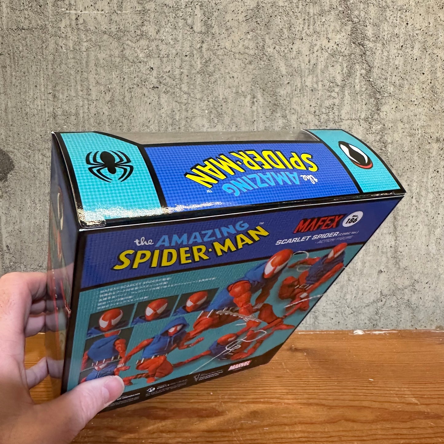 Scarlet Spider Mafex Amazing Spider-Man Comic Version Adtion Figure Sealed Marvel