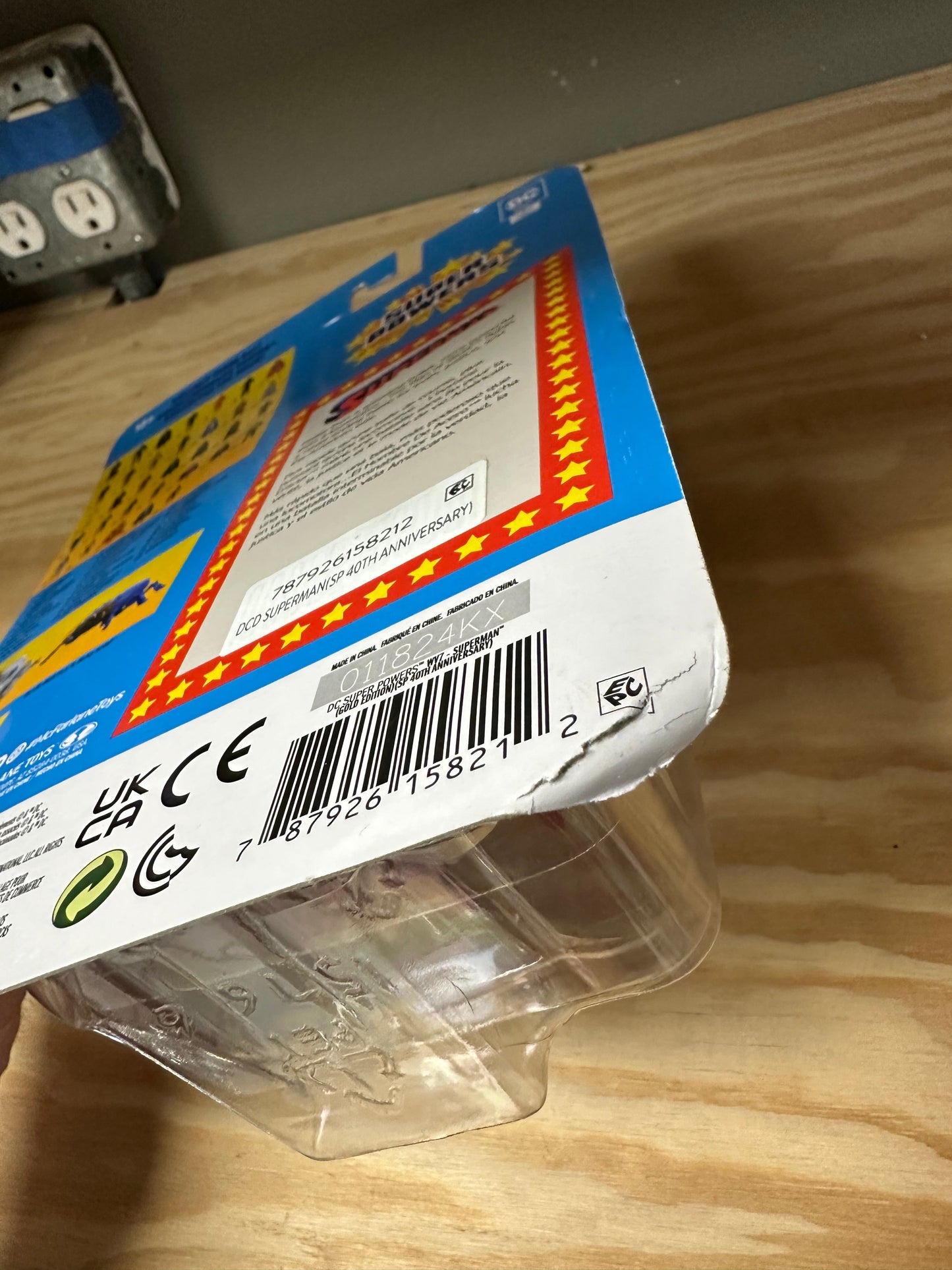 Superman McFarlane DC Comics Super Powers Gold MOC 5” Action Figure Toy