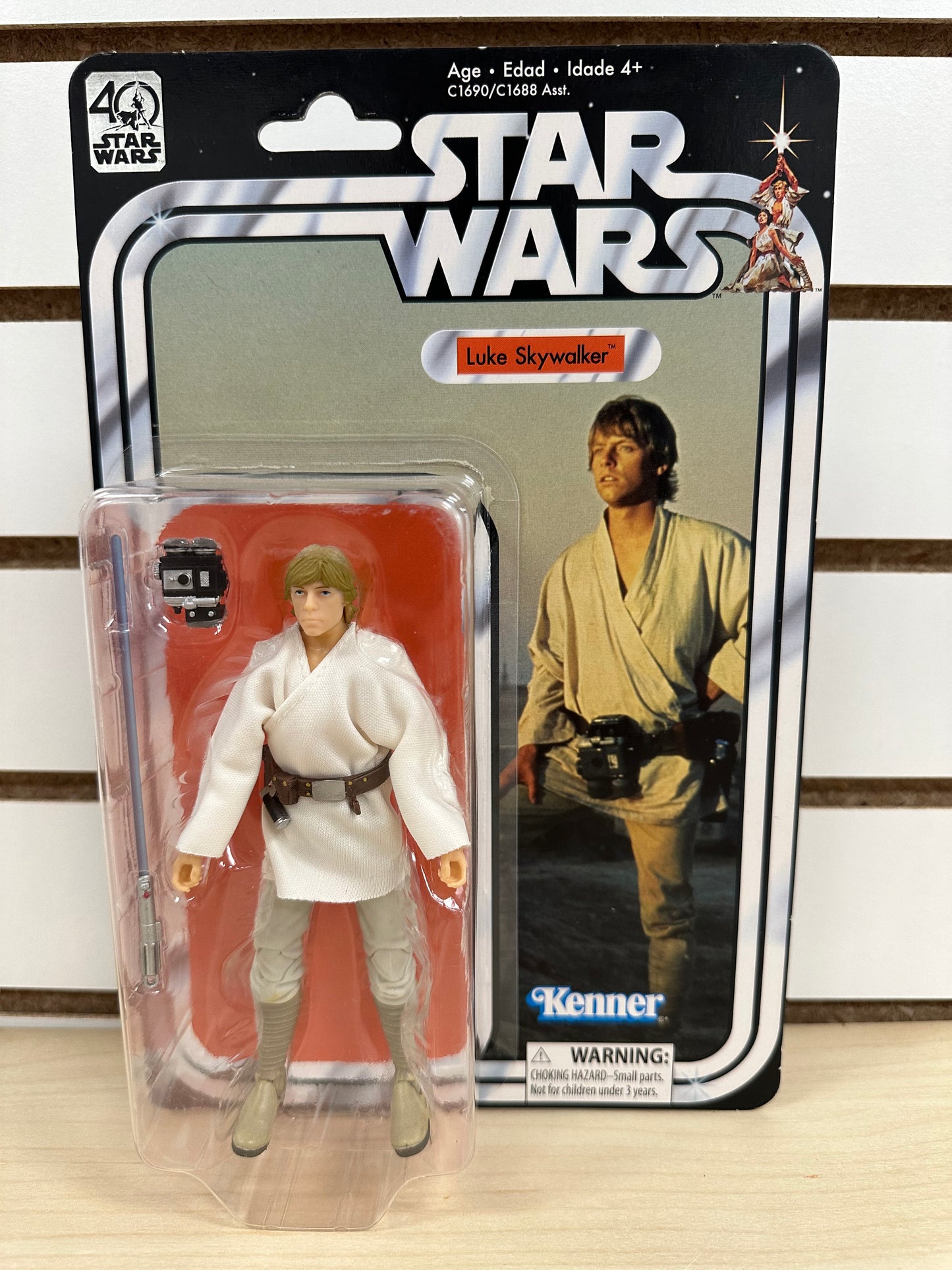 Luke Skywalker 40th Anniversary Black Series 6” Action Figure Toy