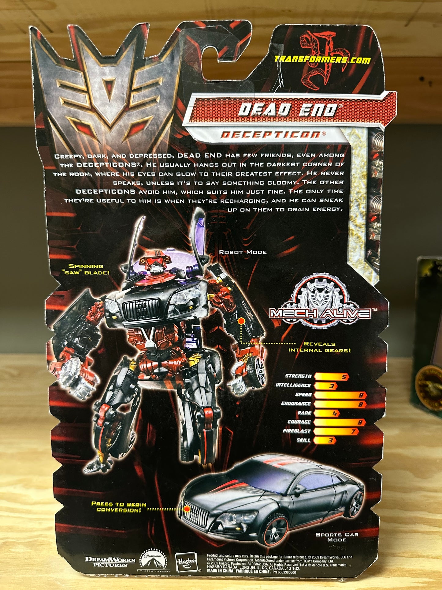 Dead End Transformers Movie Sealed Action Figure Toy Deluxe Class