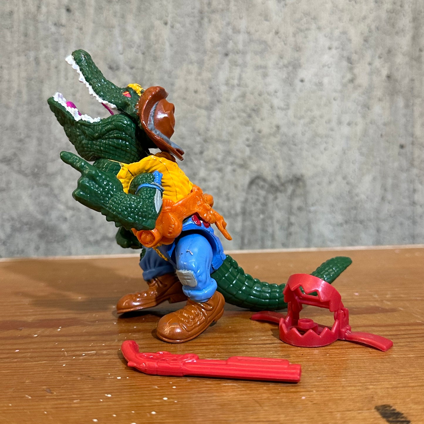 Leatherhead 1989 TMNT Complete Vintage Ninja Turtles Action Figure Toy