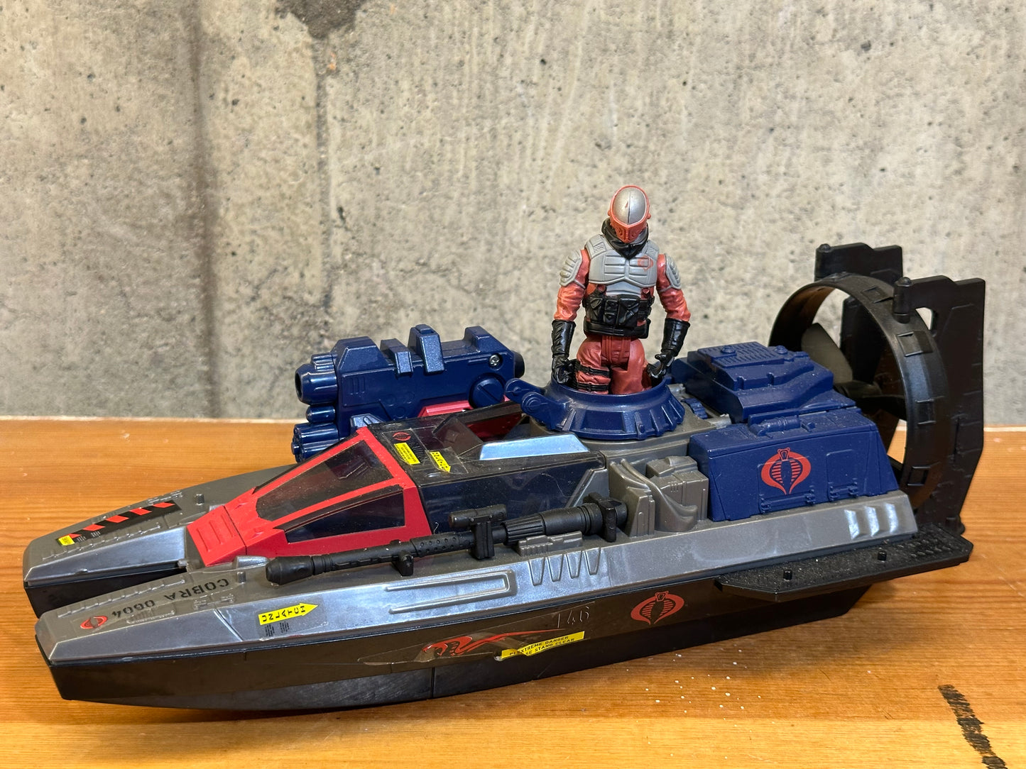 Fangboat GI Joe Retaliation Boat 3.75” Action Figure Toy Vehicle Incomplete 2012