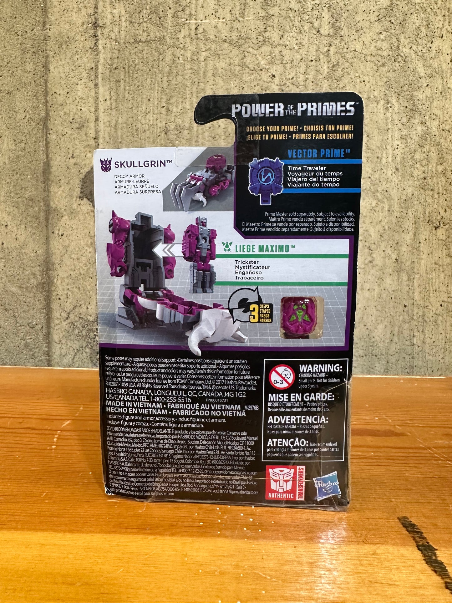 Transformers Generations Power of the Primes LIEGE MAXIMO Skull Grin Hasbro Sealed MOC