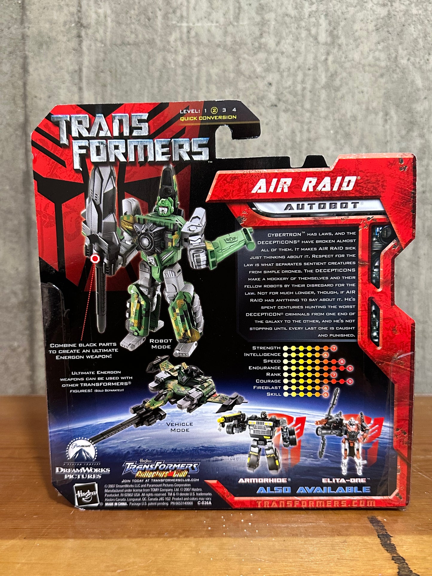 Air Raid Transformers Movie Target Exclusive Sealed Action Figure Toy Scout Class