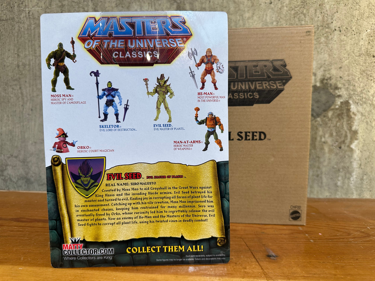 Evil Seed MOTU Classics Master’s of the Universe Sealed Action Figure