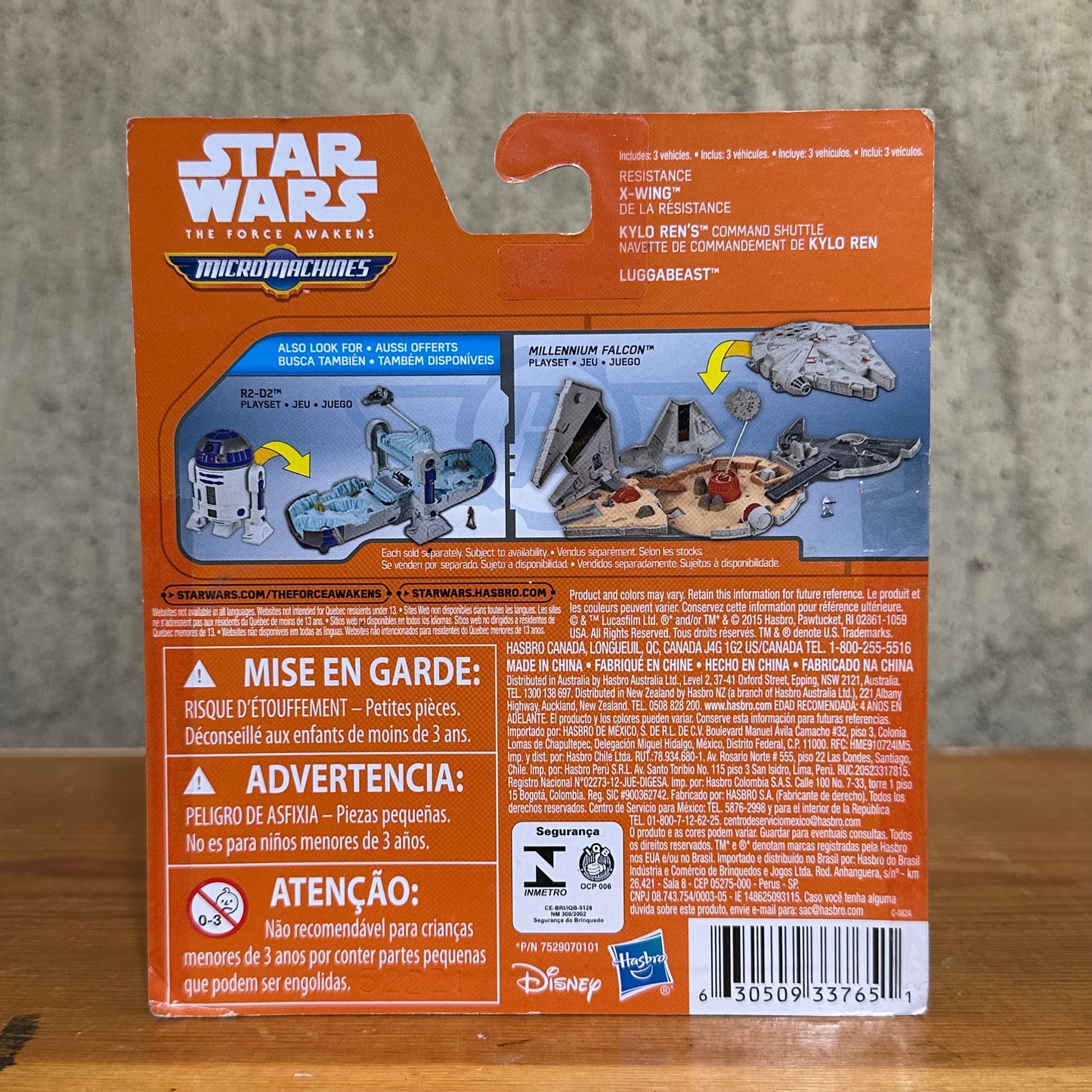 Star Wars Desert Invasion Micro Machines 2015 The Force Awakens Back 3-Pack
