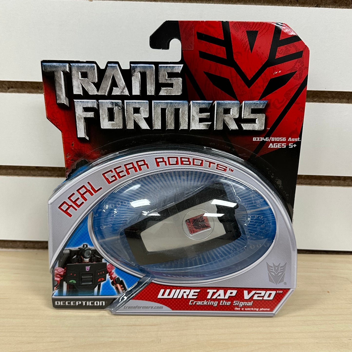 Wire Tap V20 Transformers Movie Decepticon Real Gear Robots MOC