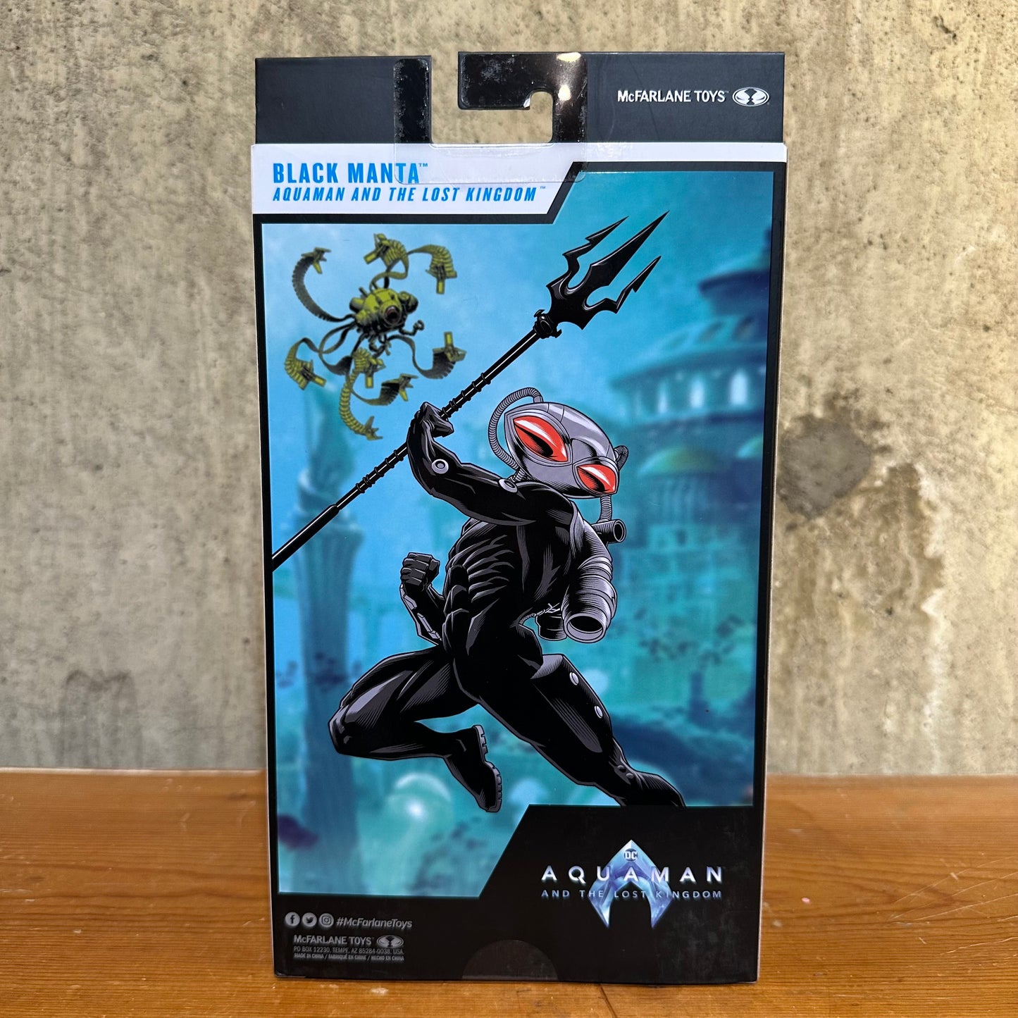Black Manta DC Comics Multiverse Aquaman The Lost Kingdom Black Manta 7" Action Figure Mcfarlane