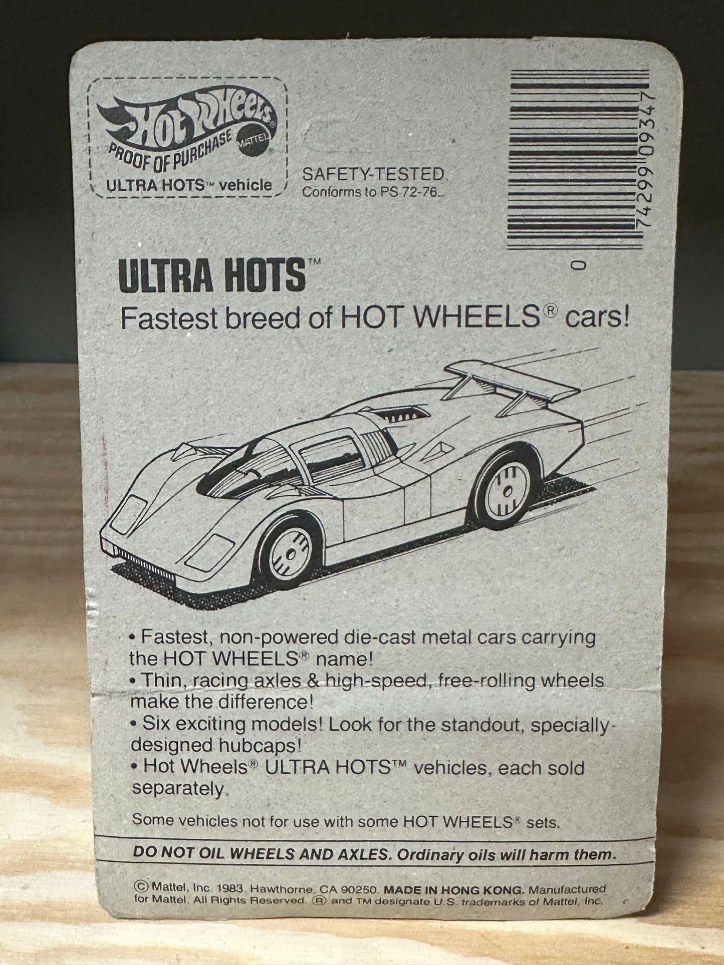 1983 Hot Wheels Speed Seeker No 7299 Vintage Ultra Hots Car