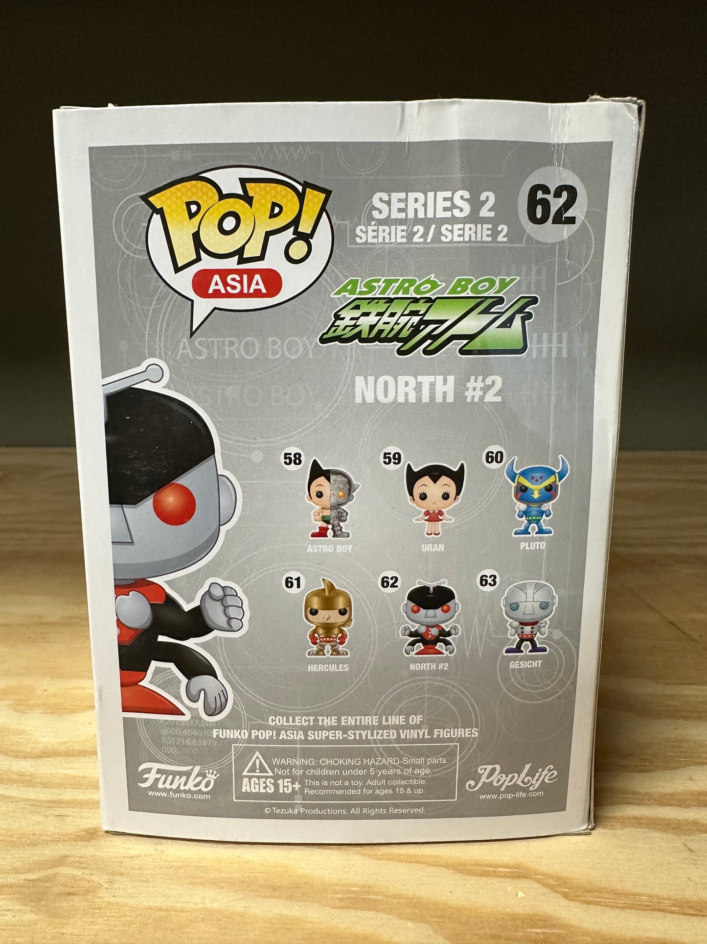 Asia Astro Boy Vaulted Funko Pop Damge to Box