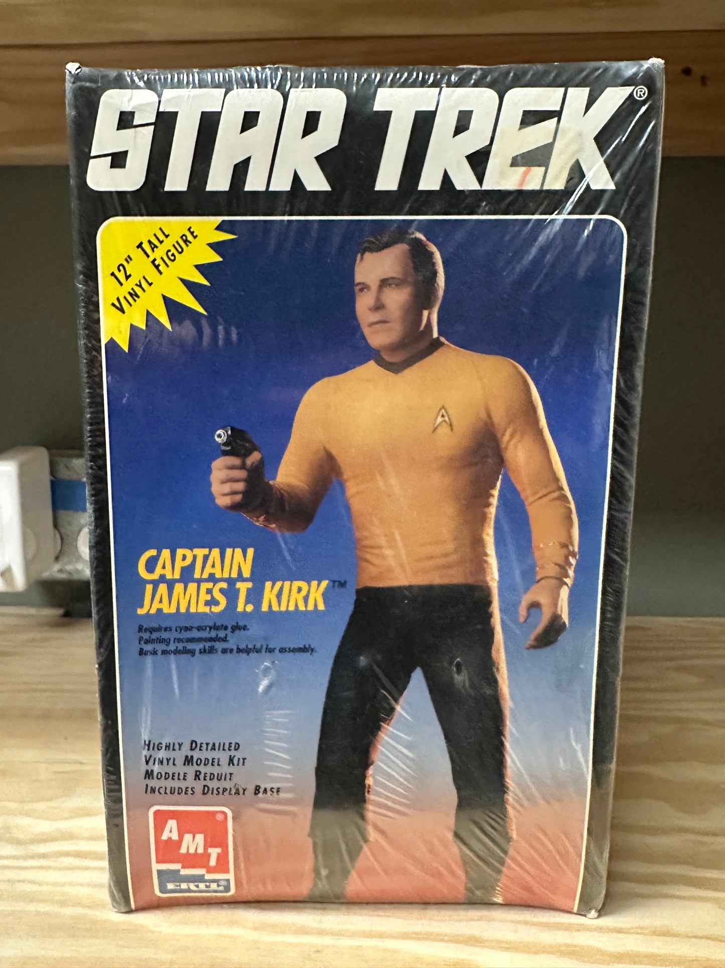 Captain Kirk Star Trek 12” Vinyl AMT ERTL Model Kit Sealed