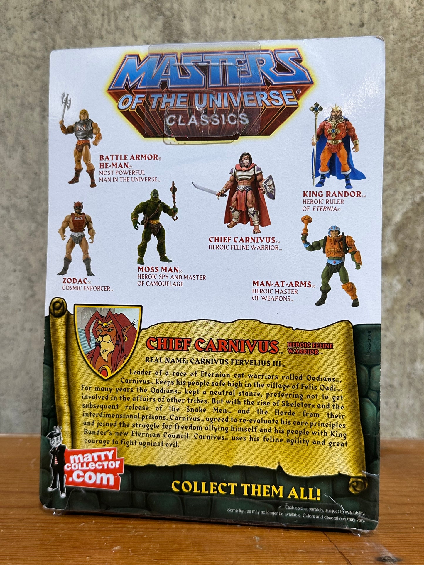 Chief Carnivus Mattel Master’s of the Universe Classics MOTU Sealed Action Figure Toy