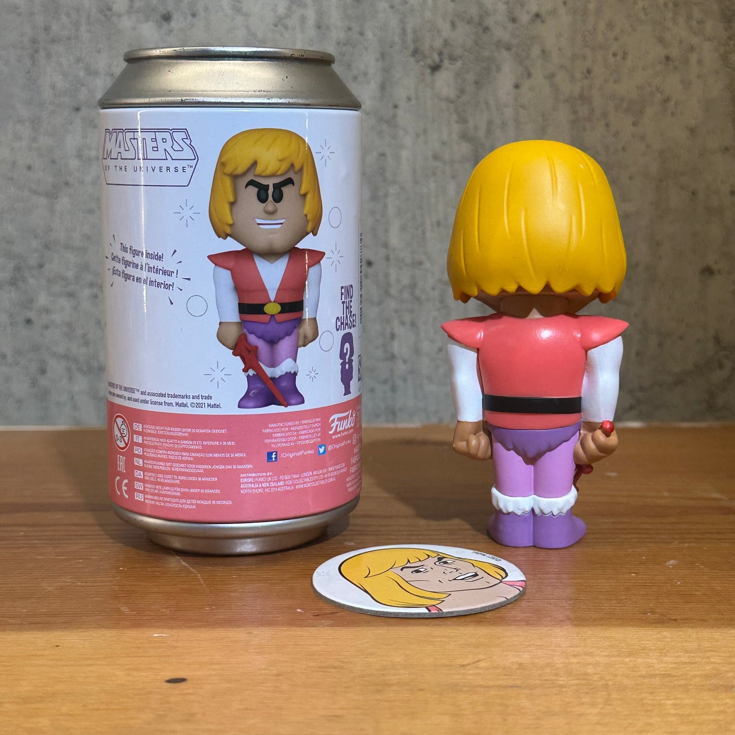 Prince Adam Funko Soda Vinyl Figure 1/15,000 MOTU