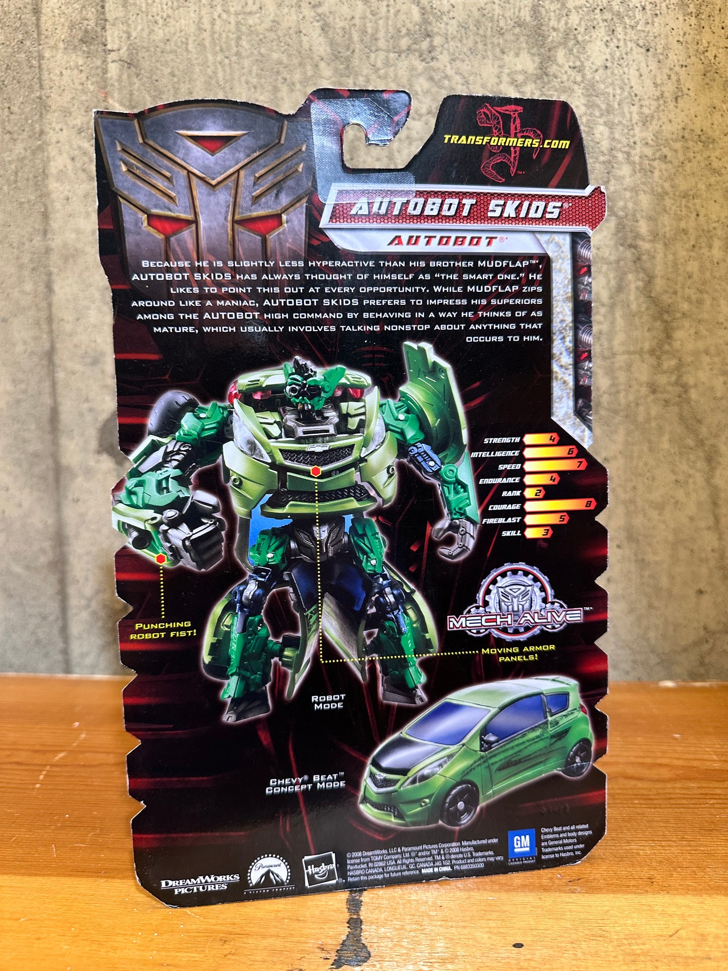 Autobot Skids Transformers Movie Deluxe Class MOC Figure
