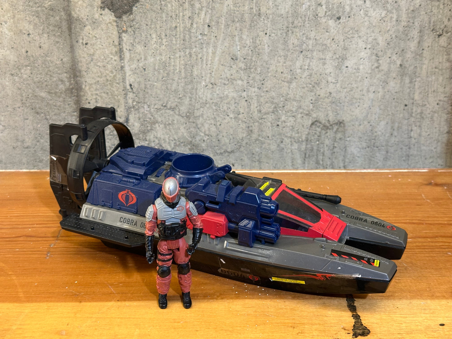 Fangboat GI Joe Retaliation Boat 3.75” Action Figure Toy Vehicle Incomplete 2012