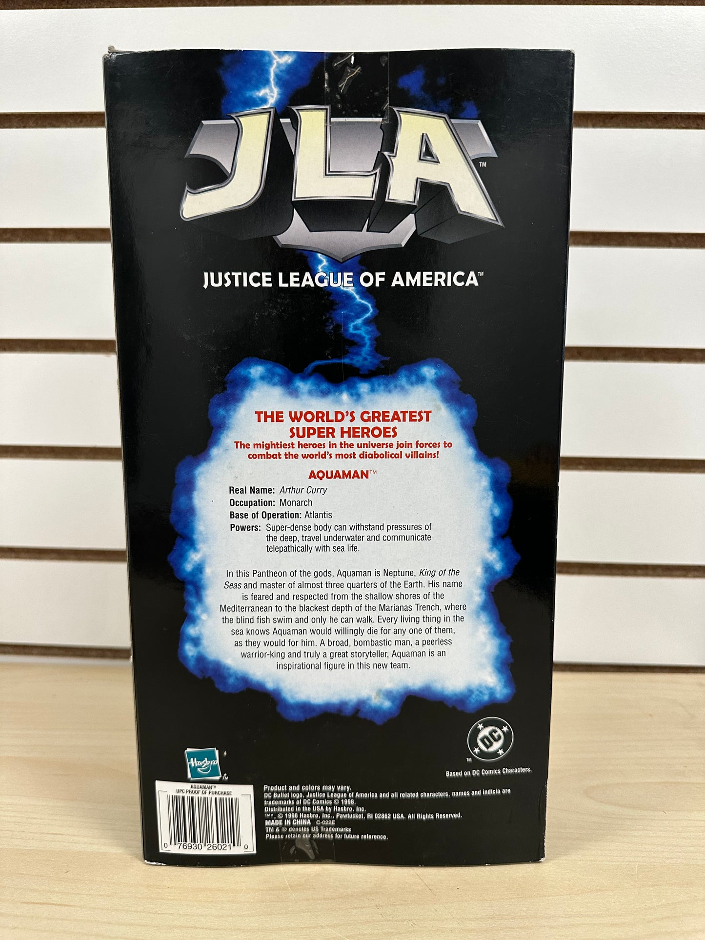 Aquaman JLA 12” DC Comics Justice League America Sealed Action Figure