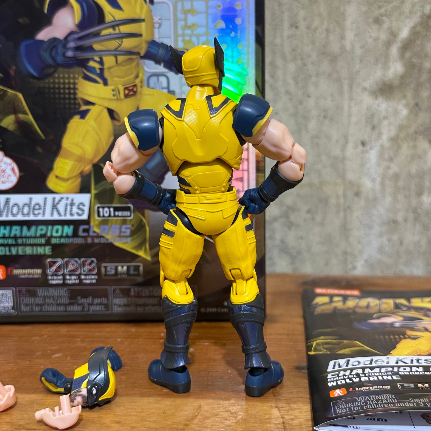 Wolverine Blokees Marvel Deadpool Movie Used Model Kit
