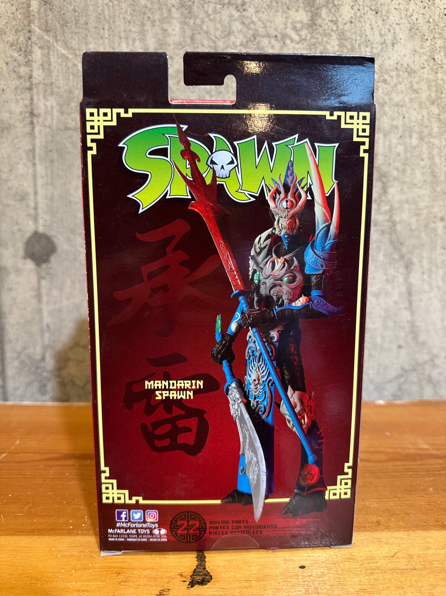 McFarlane Toys Gold Label Collection Blue Mandarin Spawn Action Figure