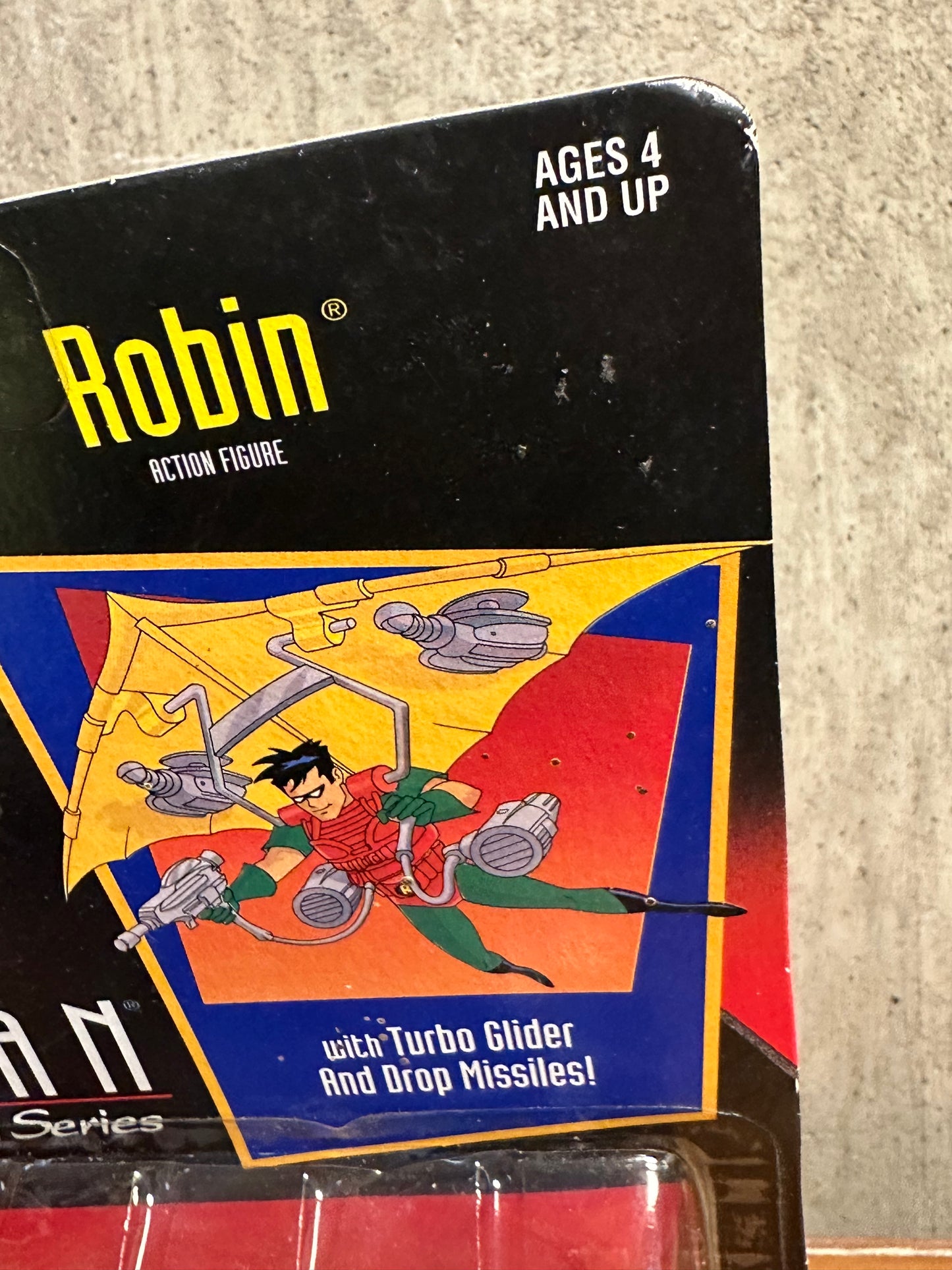 Robin Batman the Aninated series Kenner DC Comics Action Figure Toy 1992