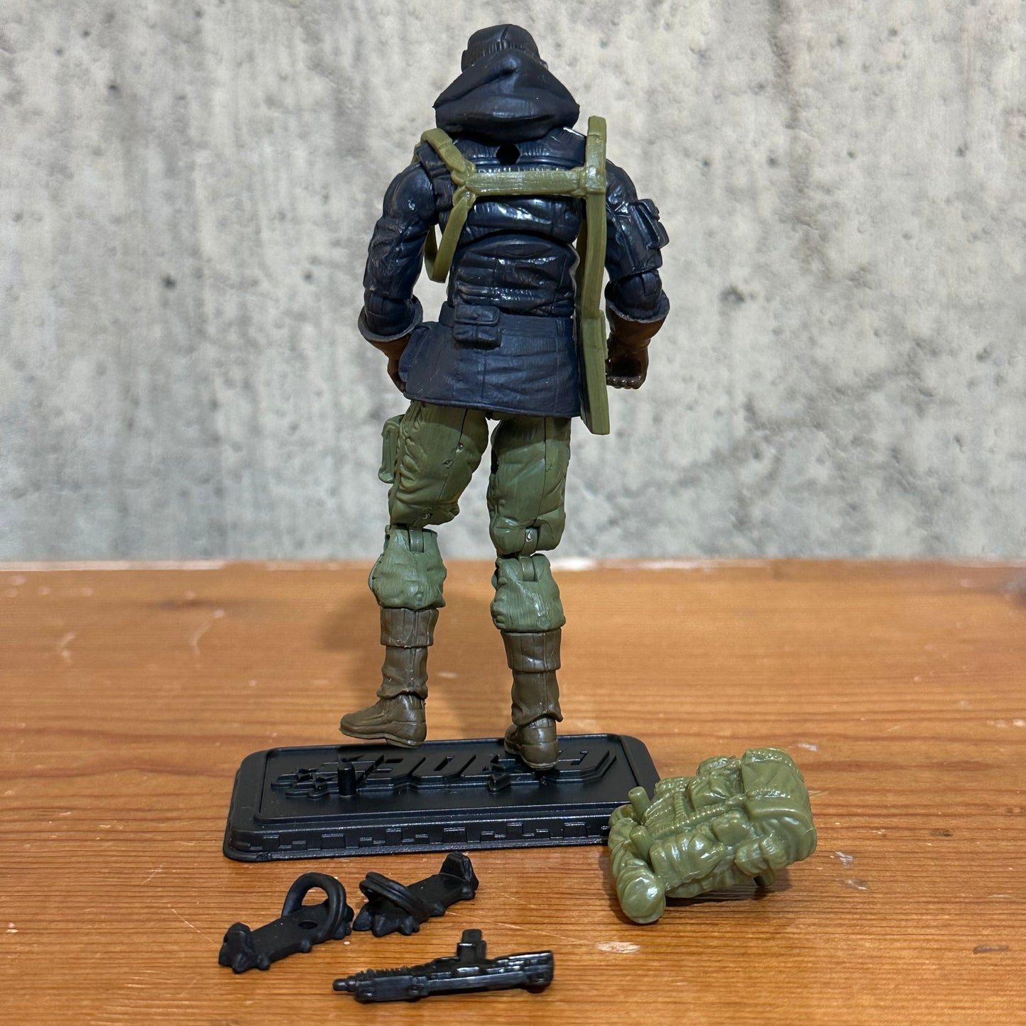 Snake Eyes 25th Anniversary Incomplete GI Joe 2008 Action Figure Toy
